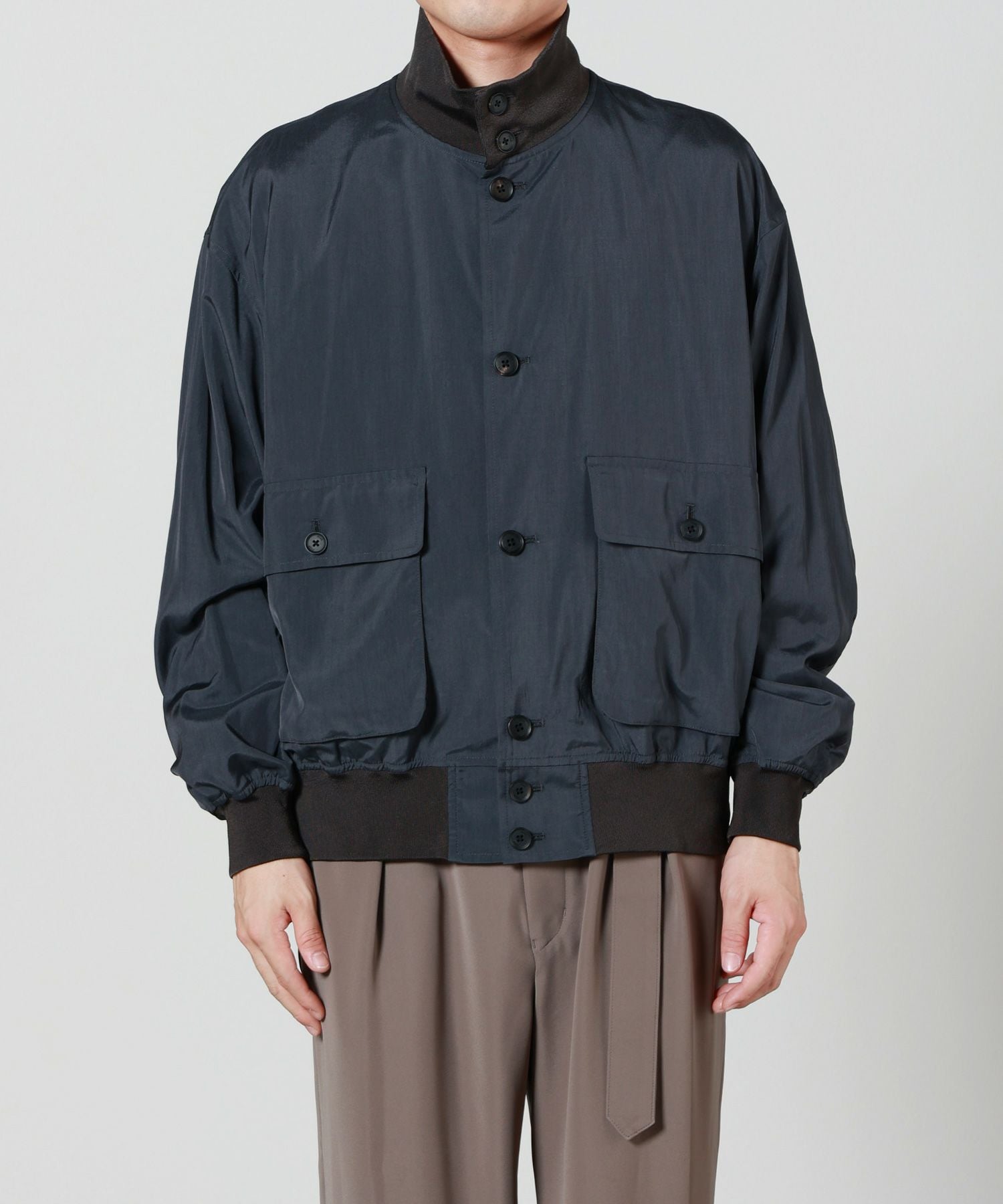 YOKE(ヨーク)】 SILK NYLON DRIVING BLOUSON｜PARIGOT ONLINE（パリゴ