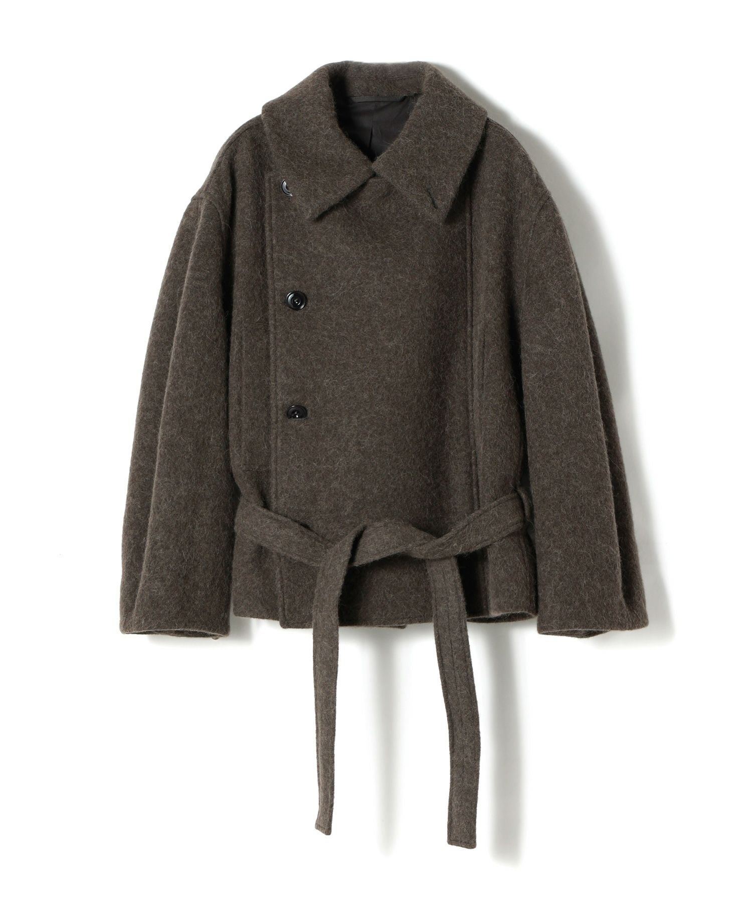 LEMAIRE(ルメール)】 SHORT ASYMMETRICAL BATHROBE COAT｜PARIGOT