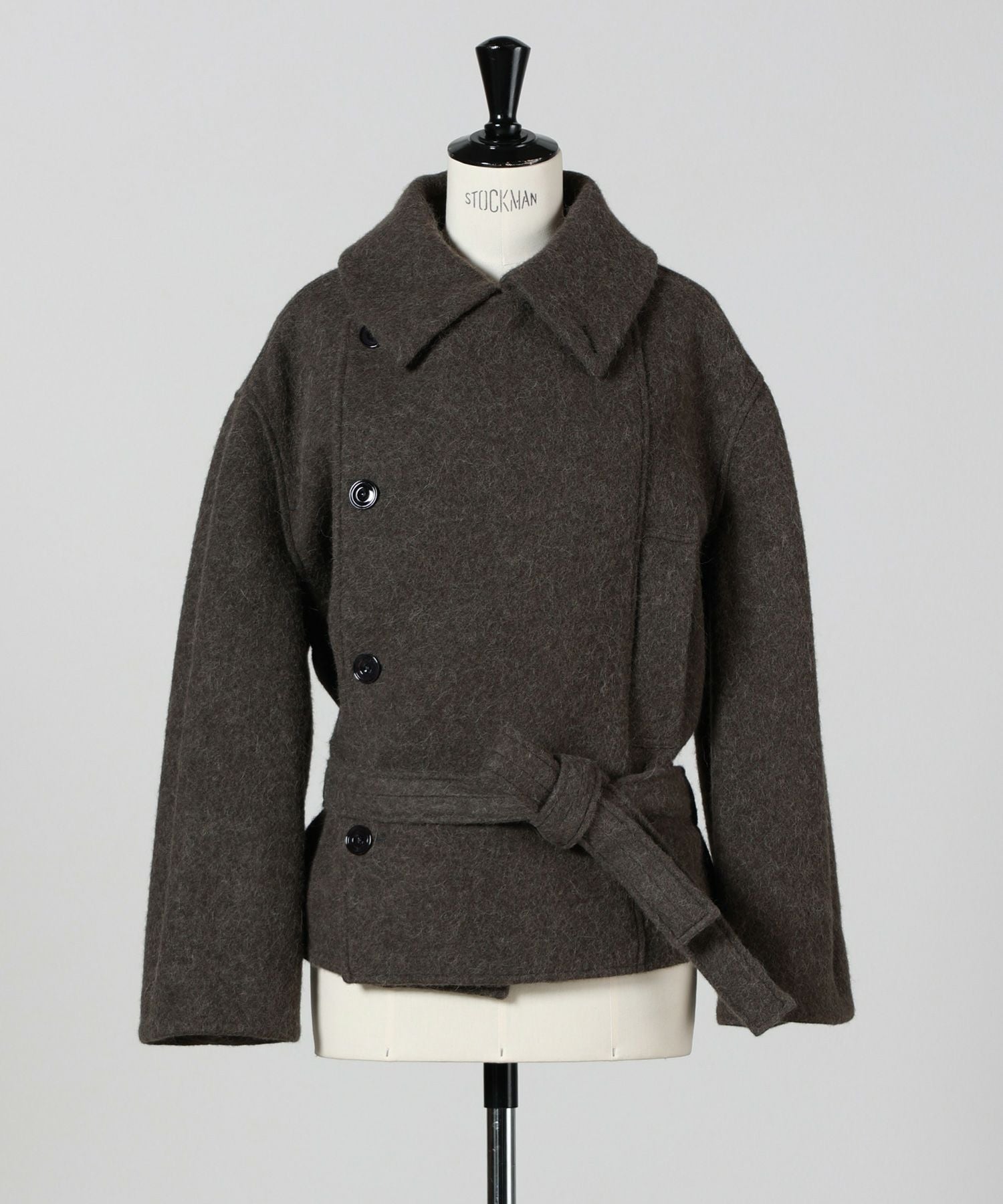 LEMAIRE(ルメール)】 SHORT ASYMMETRICAL BATHROBE COAT｜PARIGOT