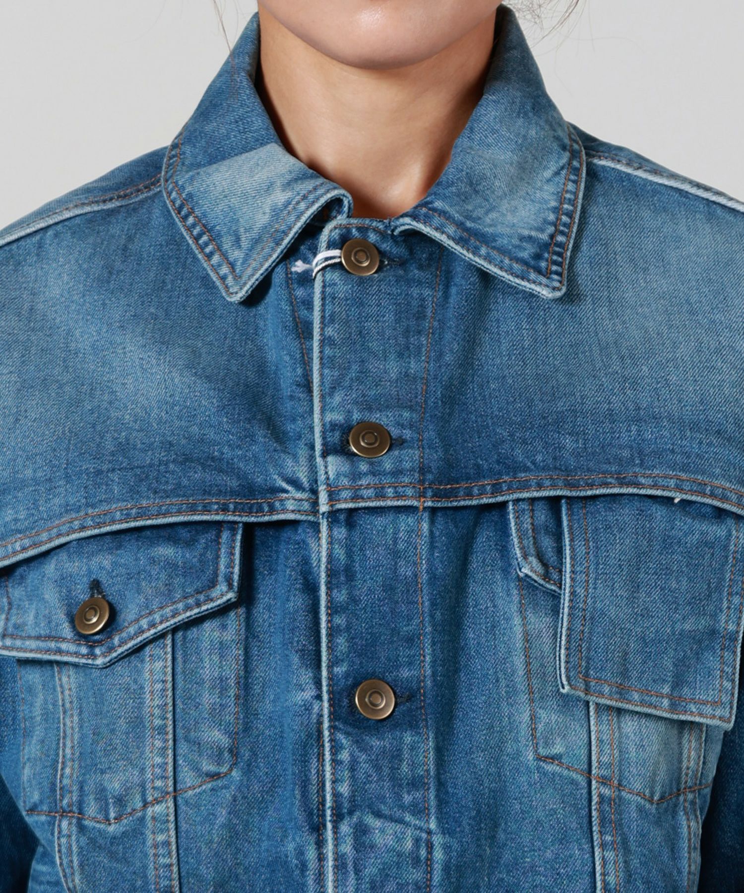 Maison Margiela(メゾンマルジェラ)】VINTAGE EFFECT DENIM JACKET