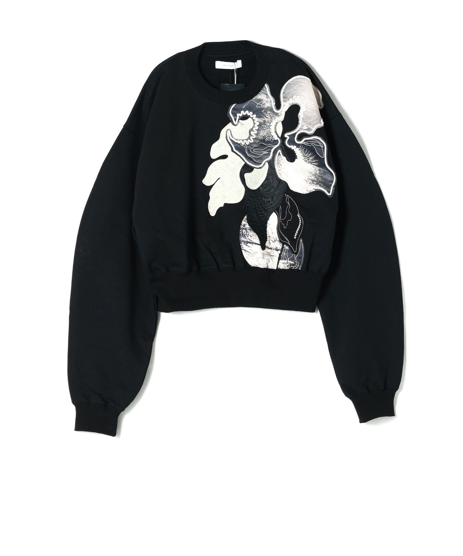 MURRAL(ミューラル)】 Patchwork embroidered sweatshirt｜PARIGOT