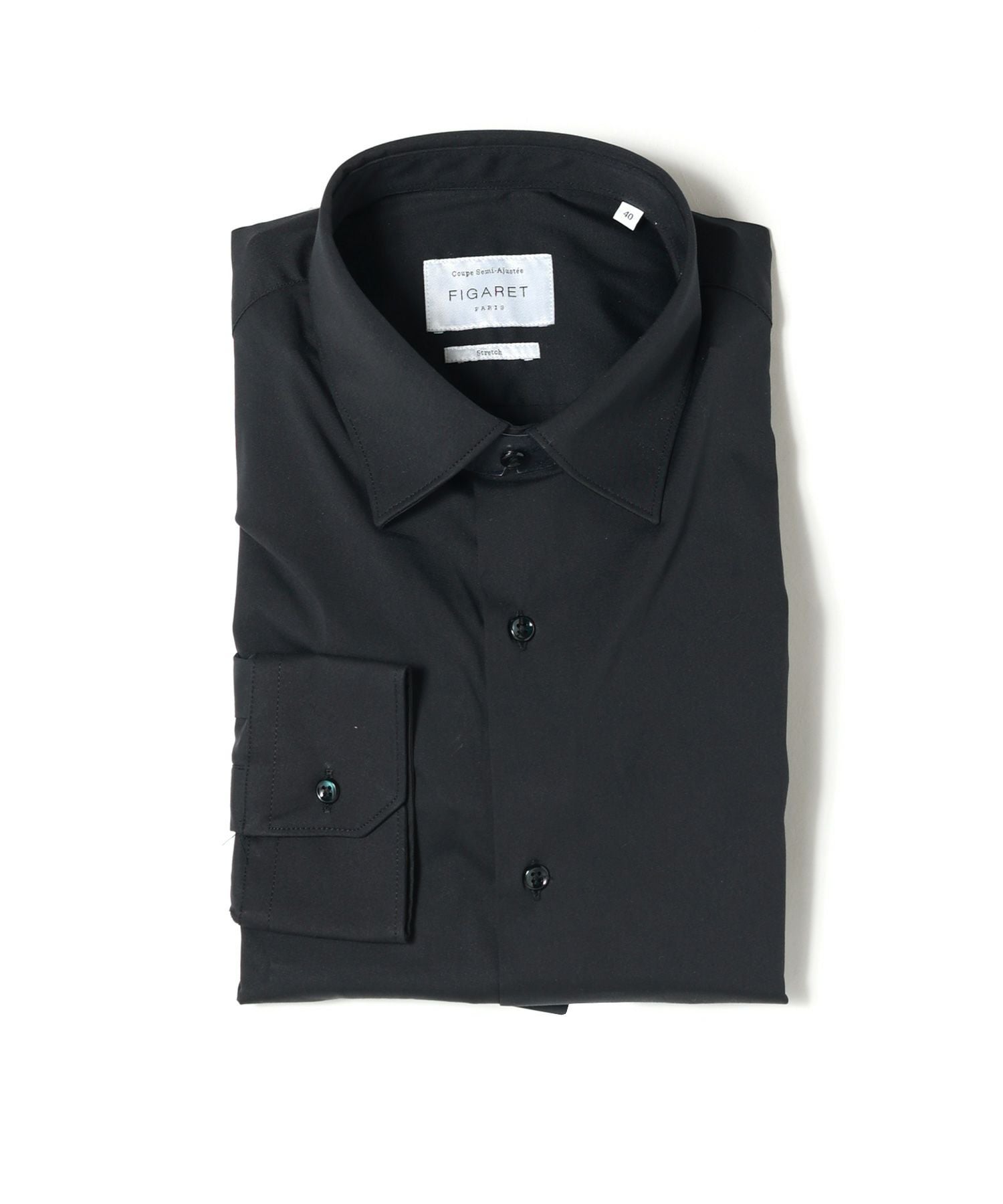 FIGARET(フィガレ)】 SEMI-FITTED STRETCH SHIRT｜PARIGOT ONLINE