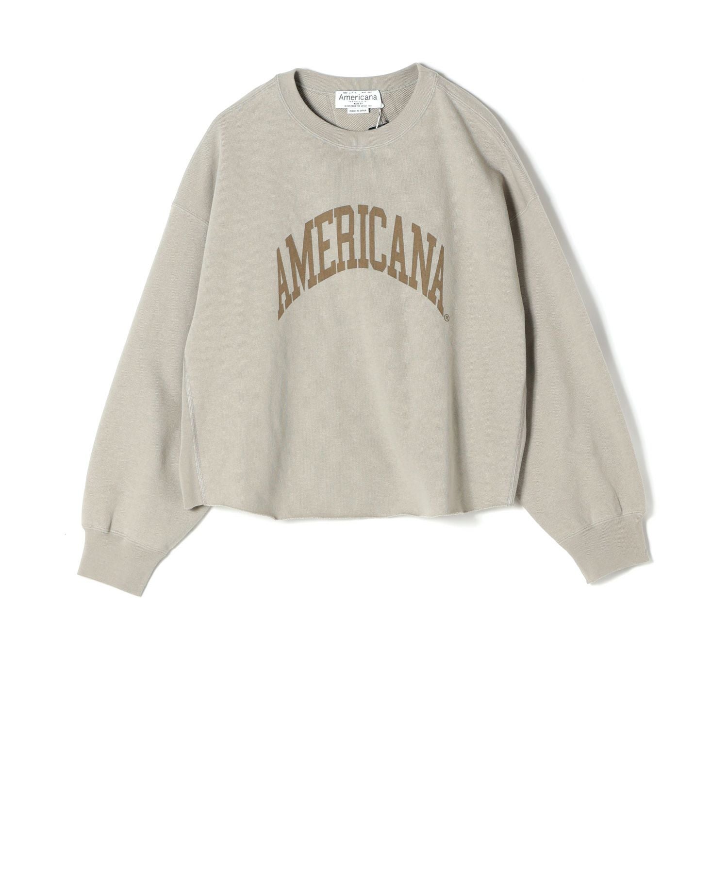 AMERICANA(アメリカーナ)】 クロップドカットオフスウェット｜PARIGOT