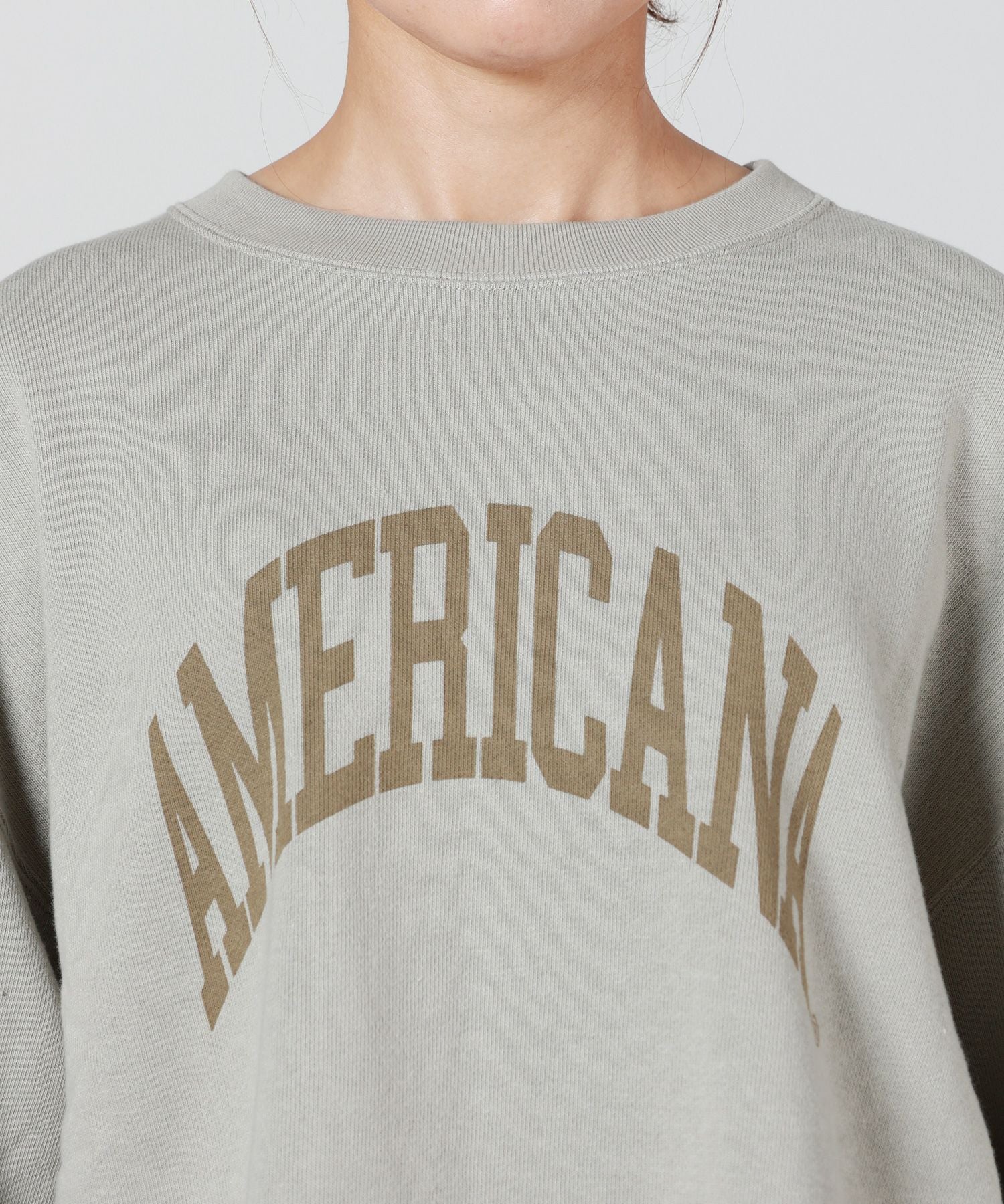 AMERICANA(アメリカーナ)】 クロップドカットオフスウェット｜PARIGOT