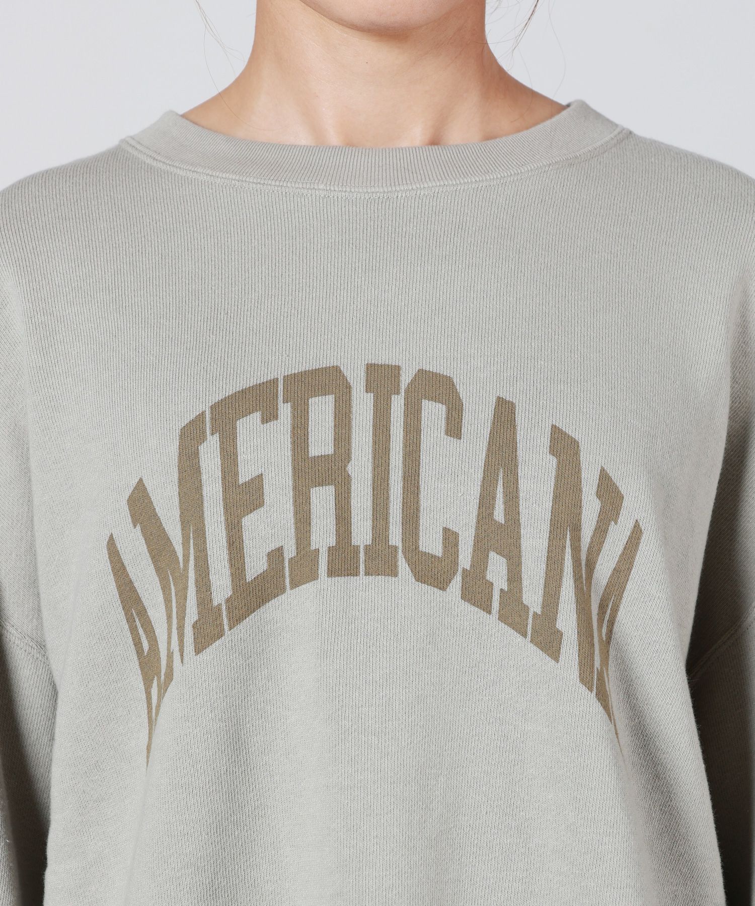 AMERICANA(アメリカーナ)】 クロップドカットオフスウェット｜PARIGOT