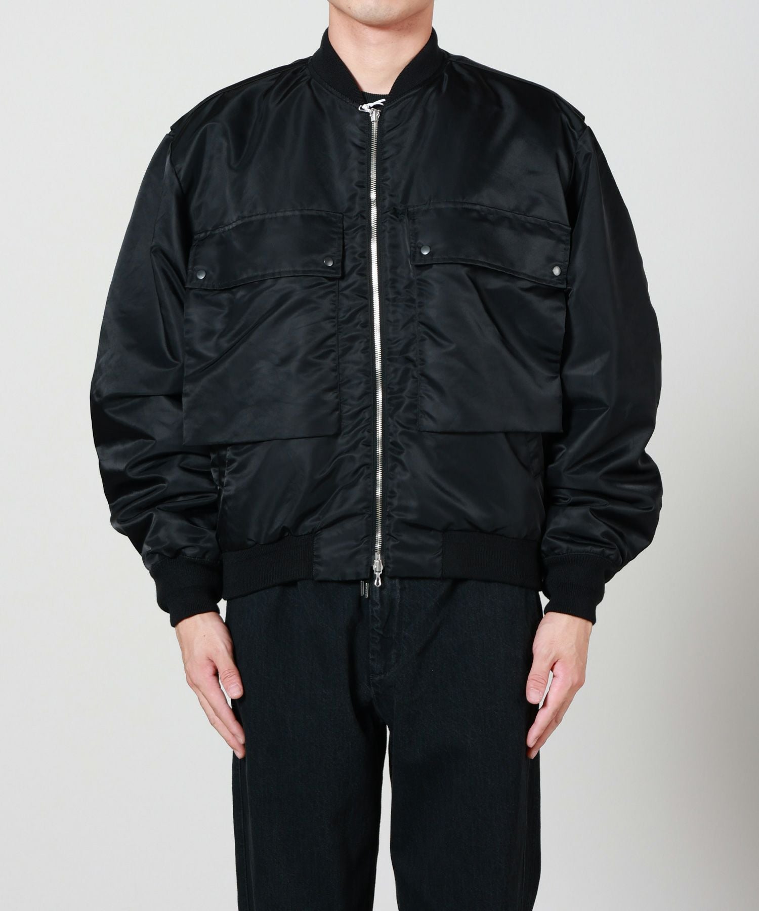 YOKE(ヨーク)】 KATHARINE HAMNETT Recycle Nylon Flight Jacket