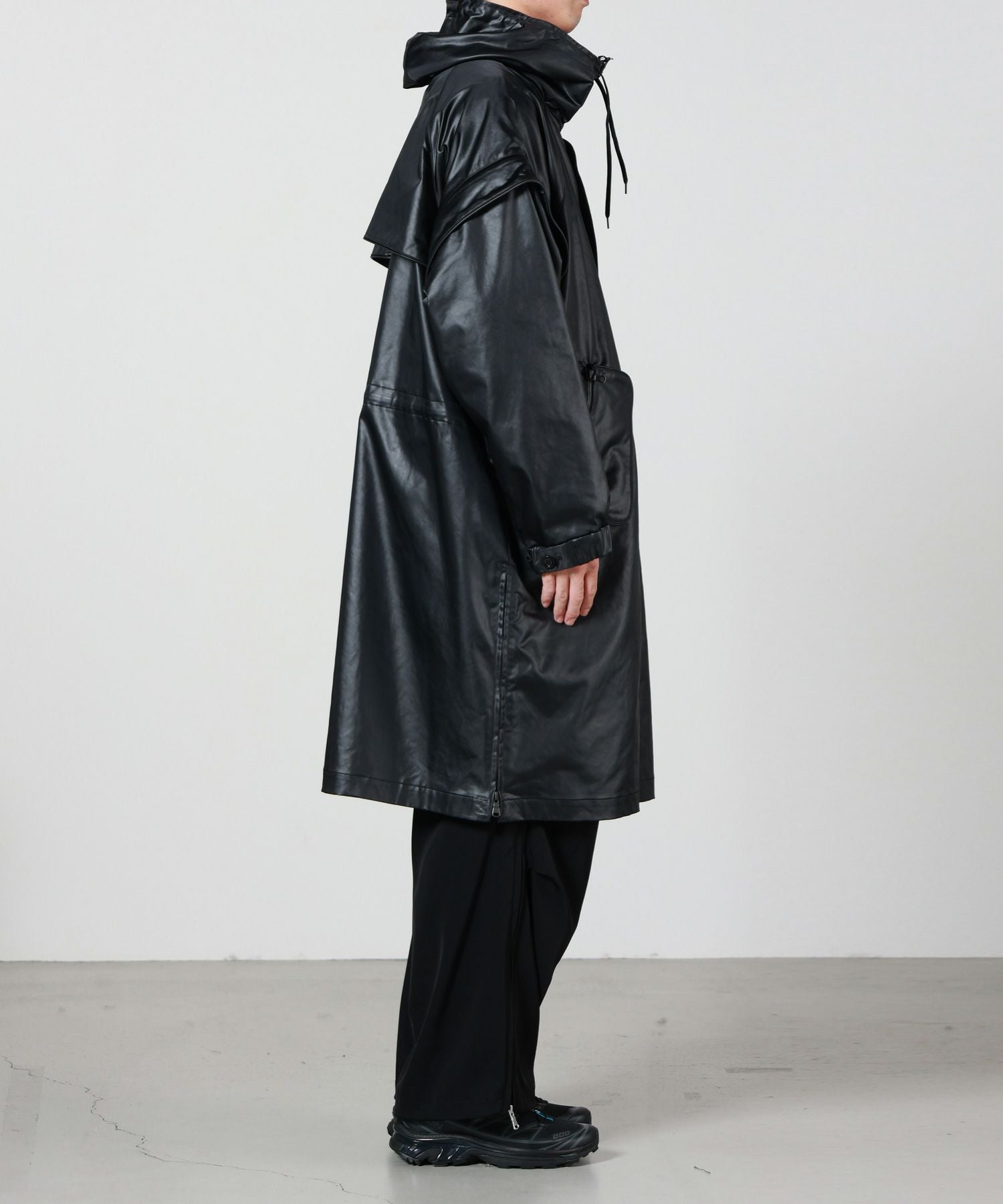 08sircus(08サーカス)】 Wax vintage detachable foodie coat (water