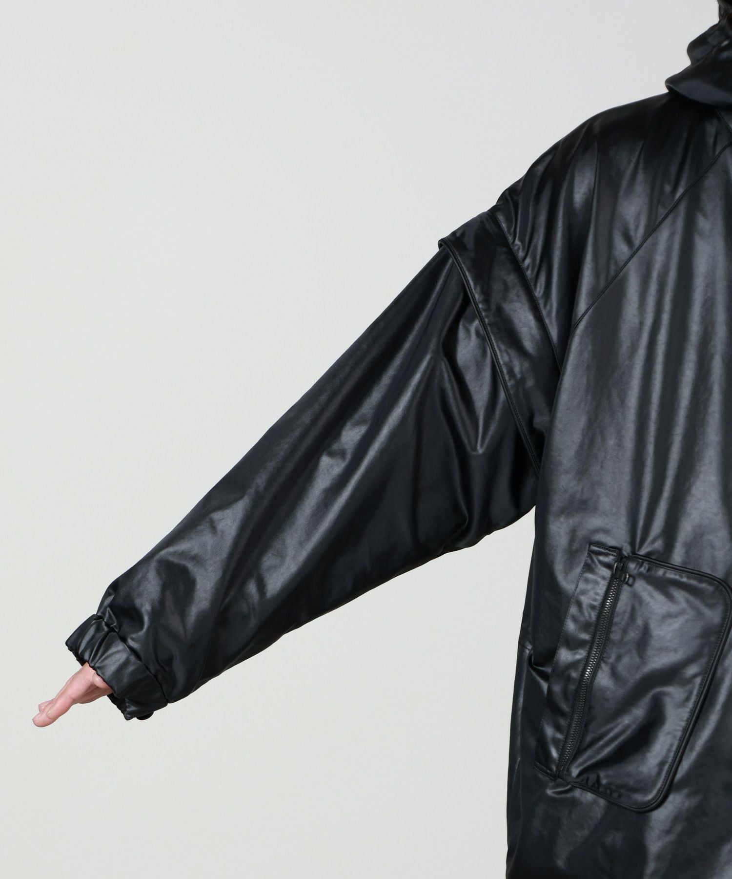 08sircus(08サーカス)】 Wax vintage detachable foodie coat (water