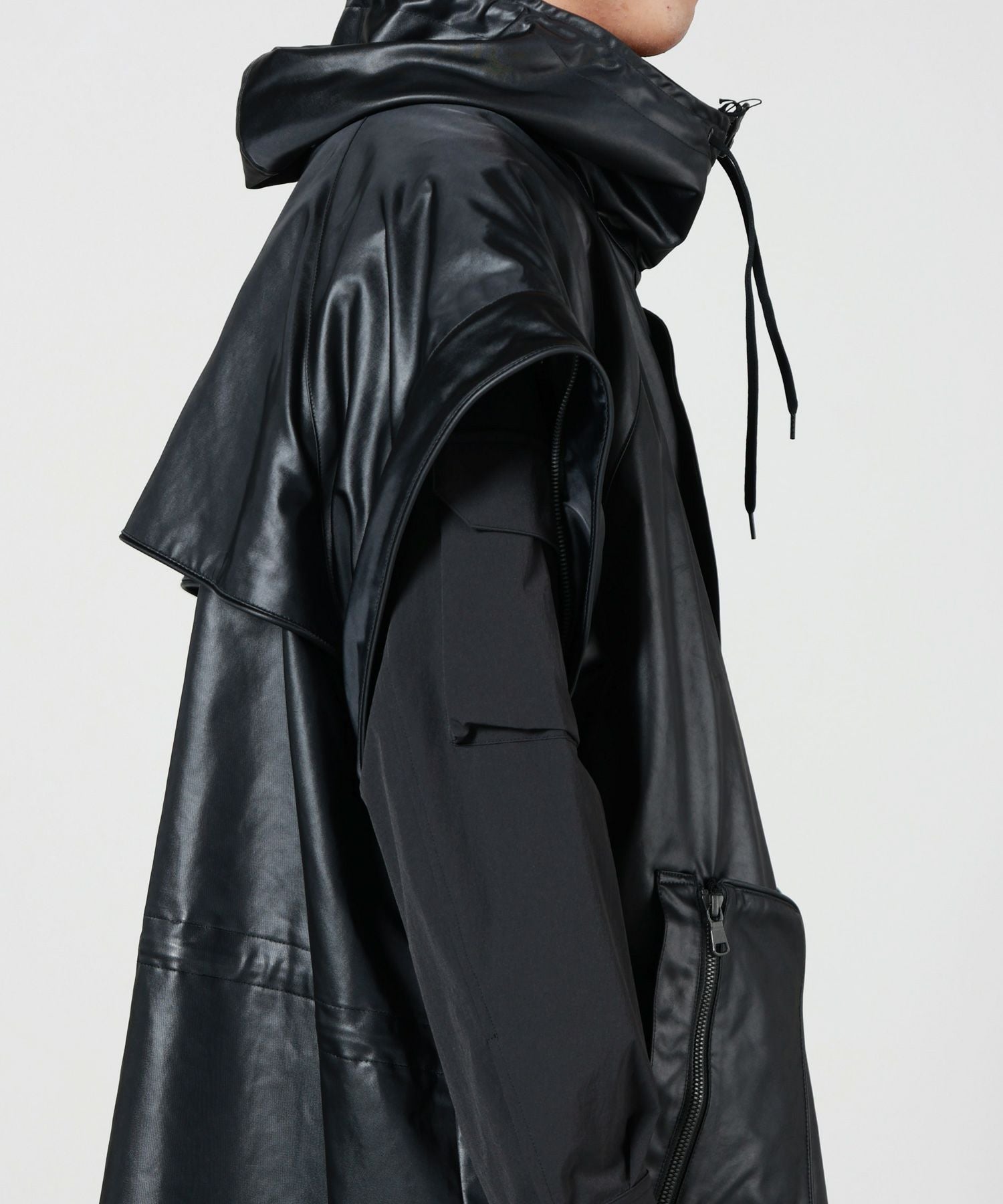 08sircus(08サーカス)】 Wax vintage detachable foodie coat (water