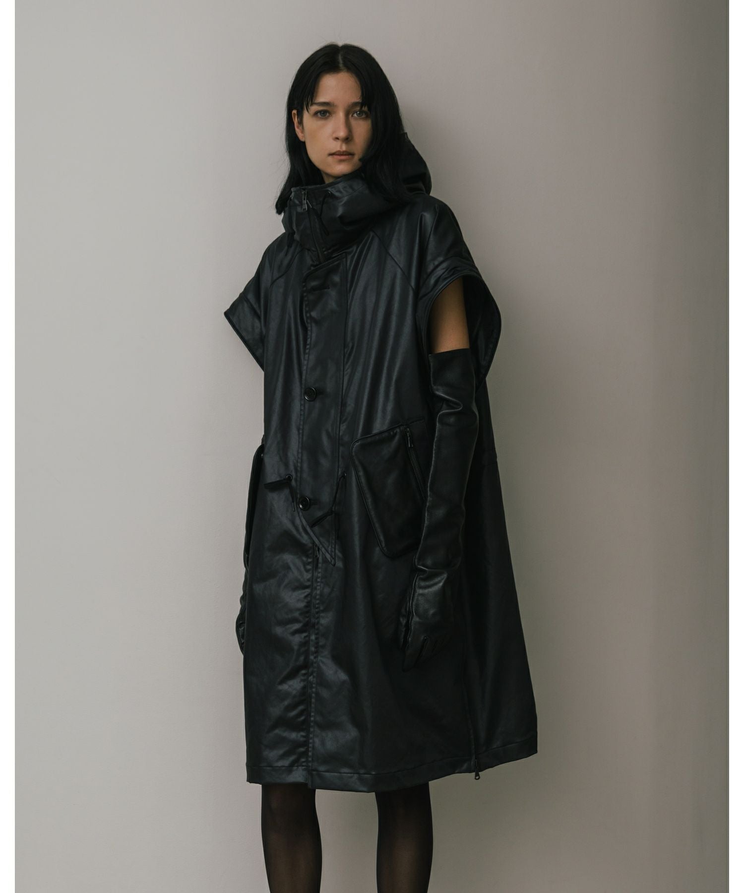 08sircus(08サーカス)】 Wax vintage detachable foodie coat (water