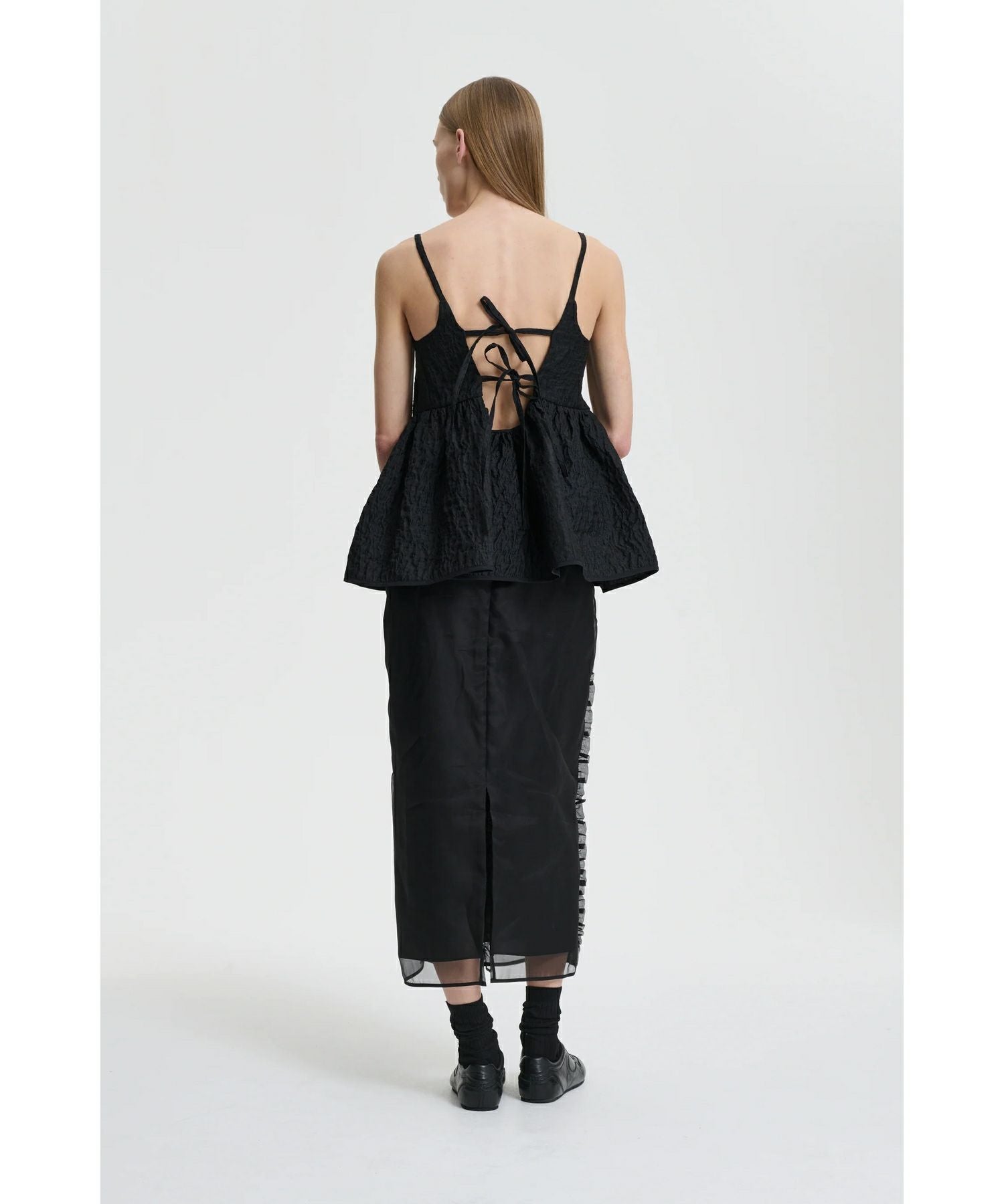 専用　Cecilie Bahnsen Ocean スカート　8サイズ黒 Cecilie Bahnsen(セシリー バンセン)】 OCEAN SKIRT｜PARIGOT ONLINE