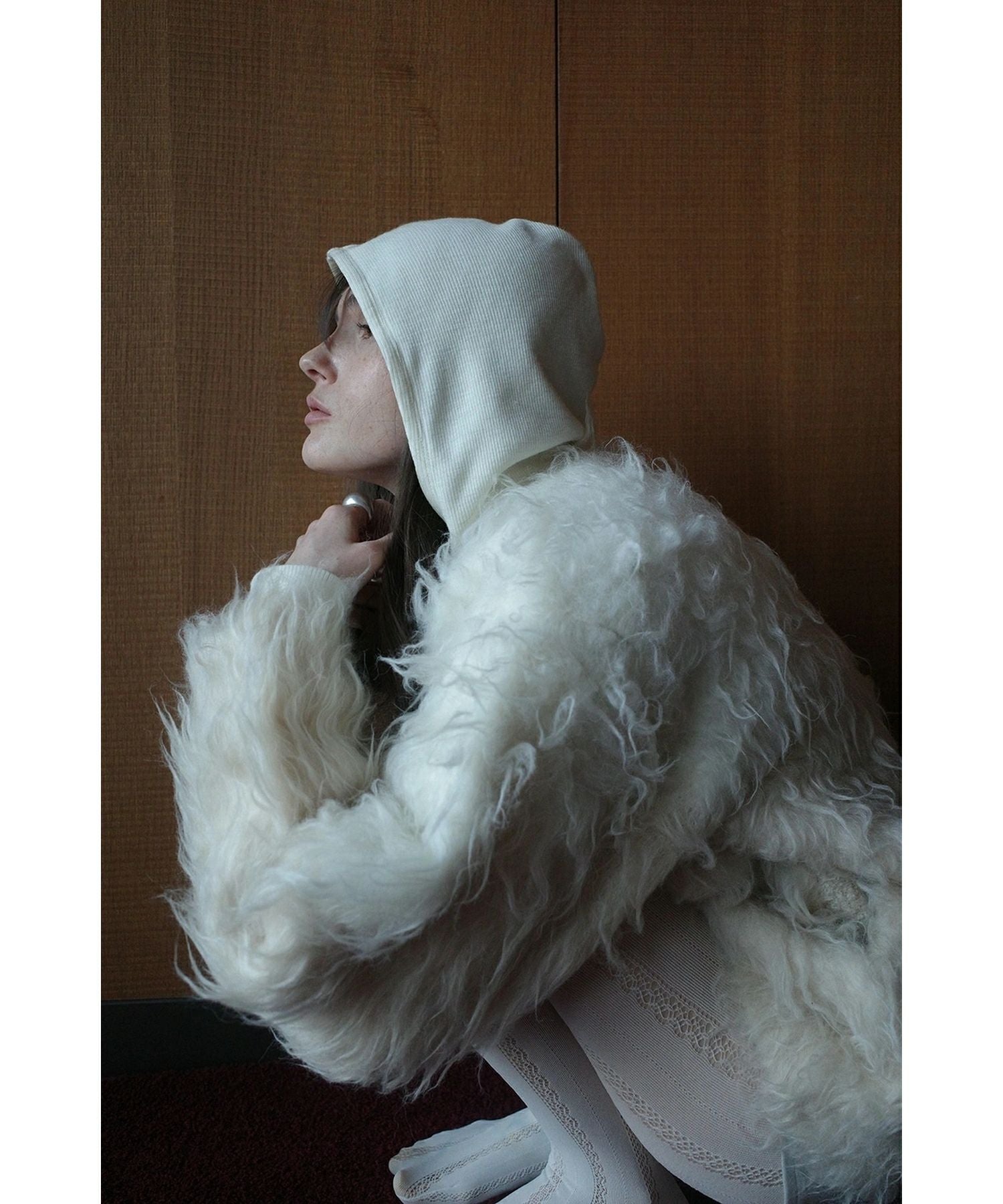 CLANE(クラネ)】 BI COLOR SHAGGY KNIT CARDIGAN｜PARIGOT ONLINE