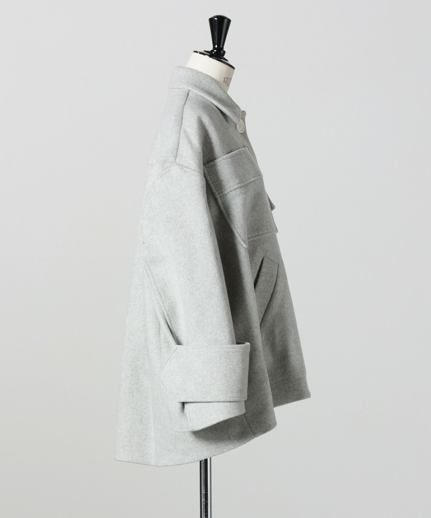 ENFOLD(エンフォルド)】 MILITARY SOUTIEN-COLLAR COAT｜PARIGOT