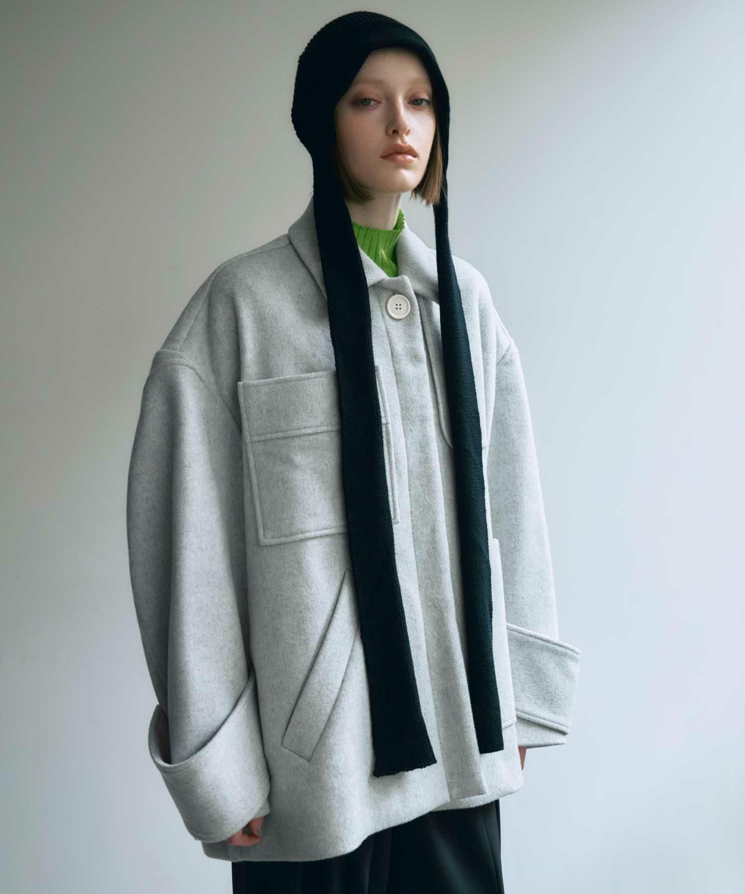 ENFOLD(エンフォルド)】 MILITARY SOUTIEN-COLLAR COAT｜PARIGOT