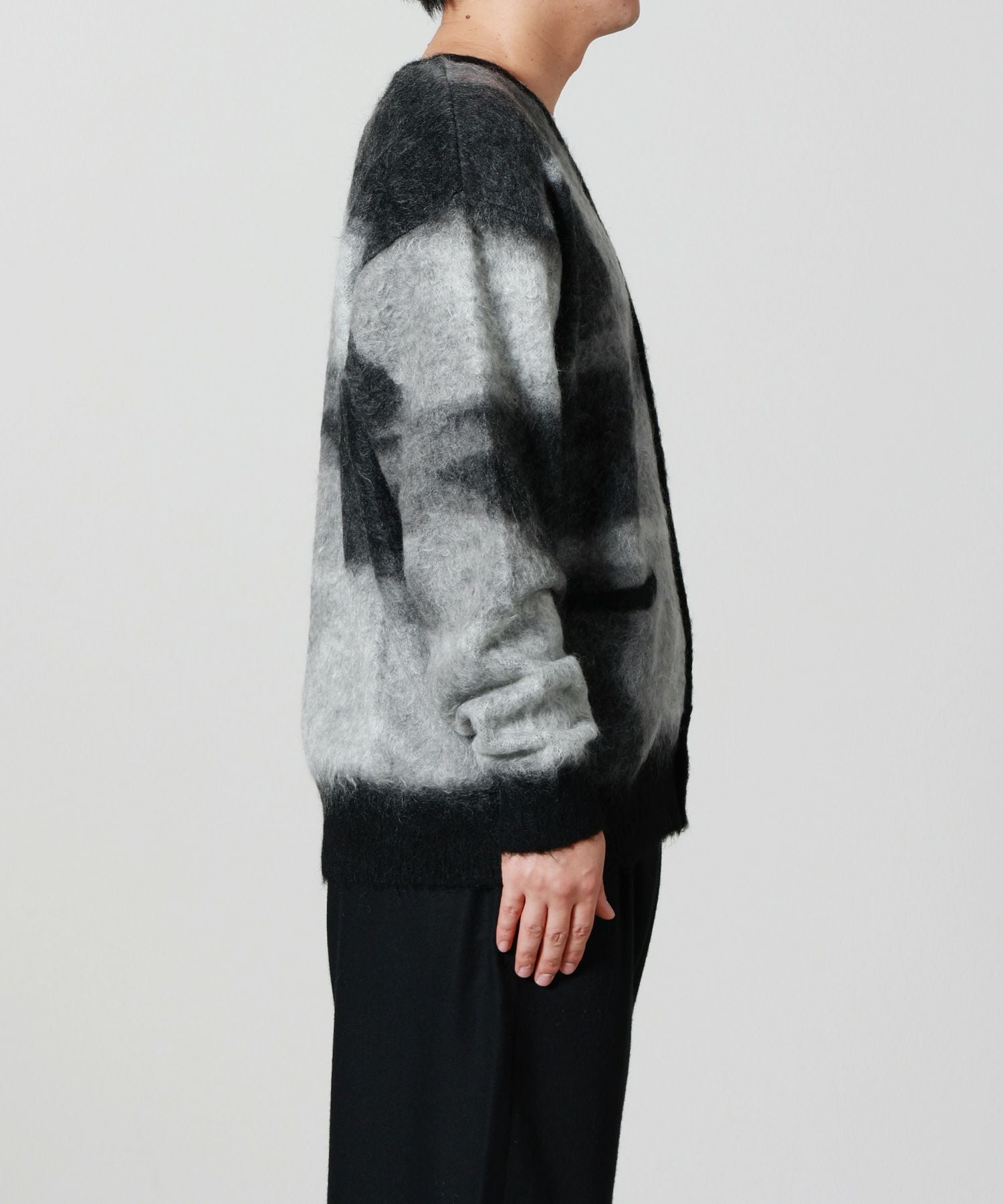 YOKE(ヨーク)】 Kid Mohair Jacquard Cardigan｜PARIGOT ONLINE