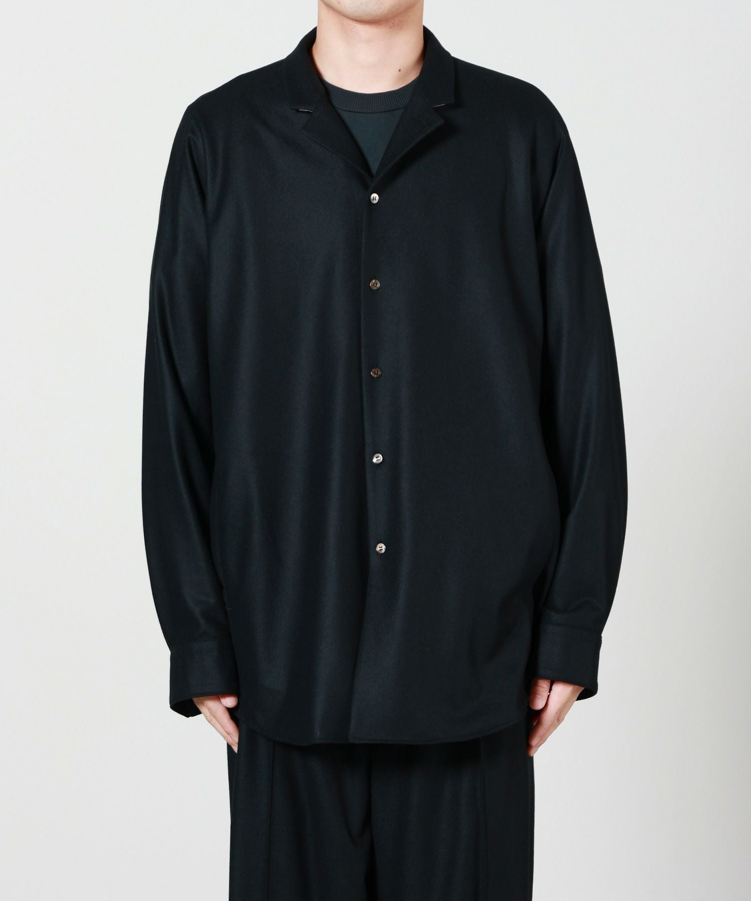 OVERCOAT(オーバーコート)】 SHIRT JACKET ウールフランネル|PARIGOT OVERCOAT(オーバーコート)】 SHIRT JACKET ウールフランネル|PARIGOT