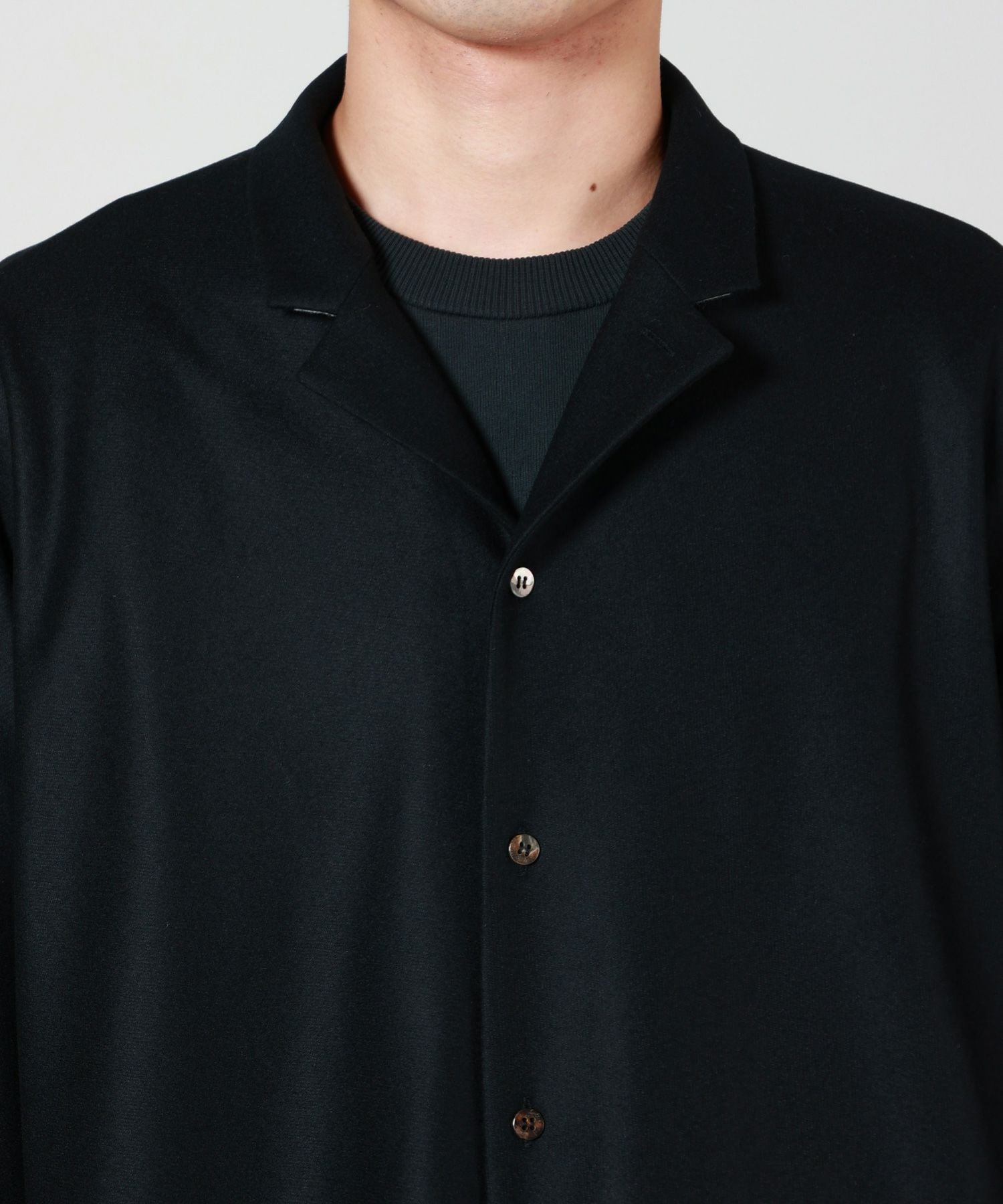 OVERCOAT(オーバーコート)】 SHIRT JACKET ウールフランネル｜PARIGOT