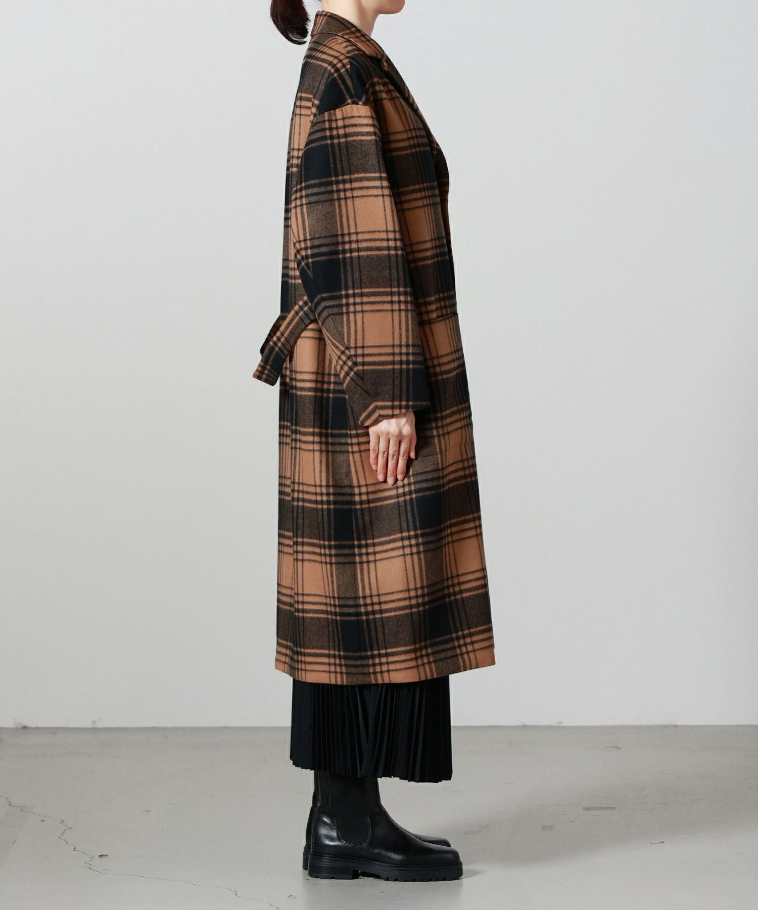 HYKE(ハイク)】 PLAID COAT｜PARIGOT ONLINE（パリゴオンライン）