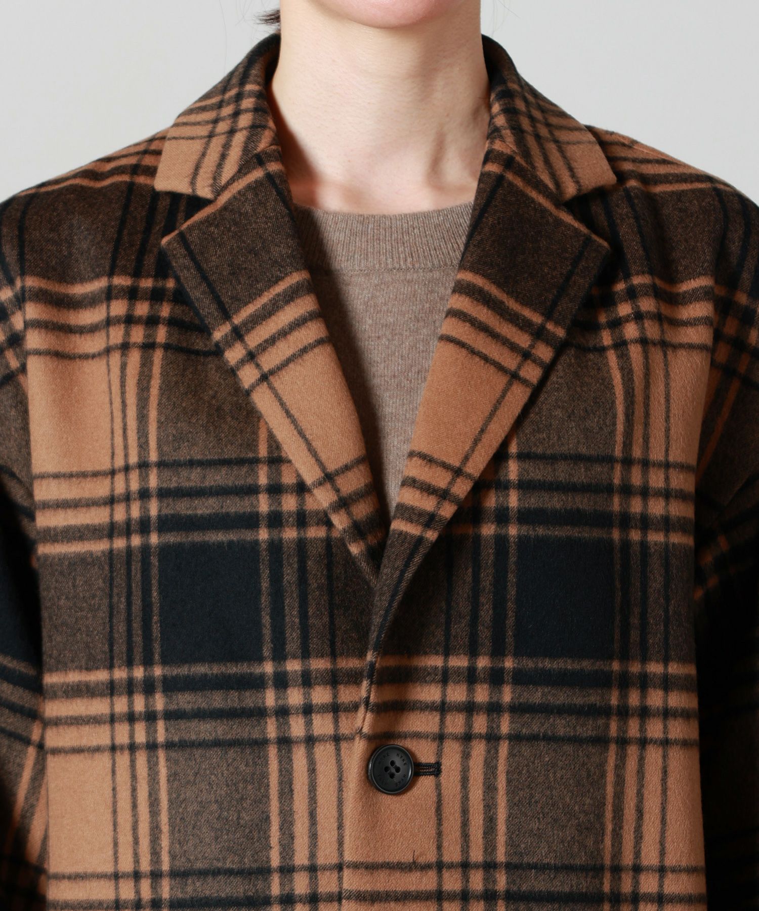 HYKE(ハイク)】 PLAID COAT｜PARIGOT ONLINE（パリゴオンライン）