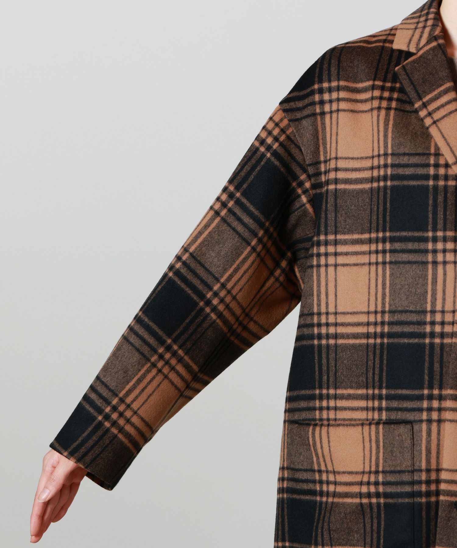 HYKE(ハイク)】 PLAID COAT｜PARIGOT ONLINE（パリゴオンライン）