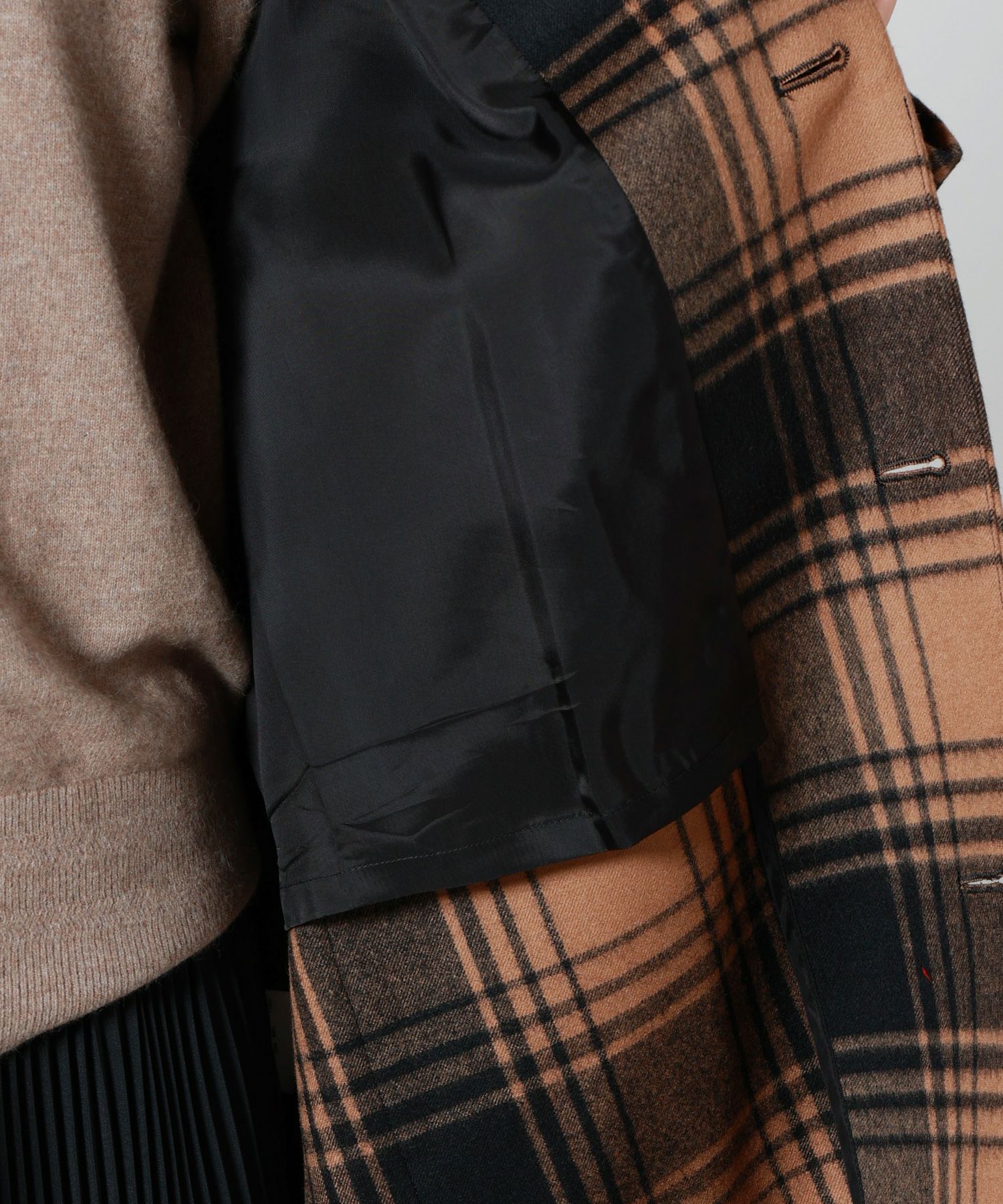 HYKE(ハイク)】 PLAID COAT｜PARIGOT ONLINE（パリゴオンライン）