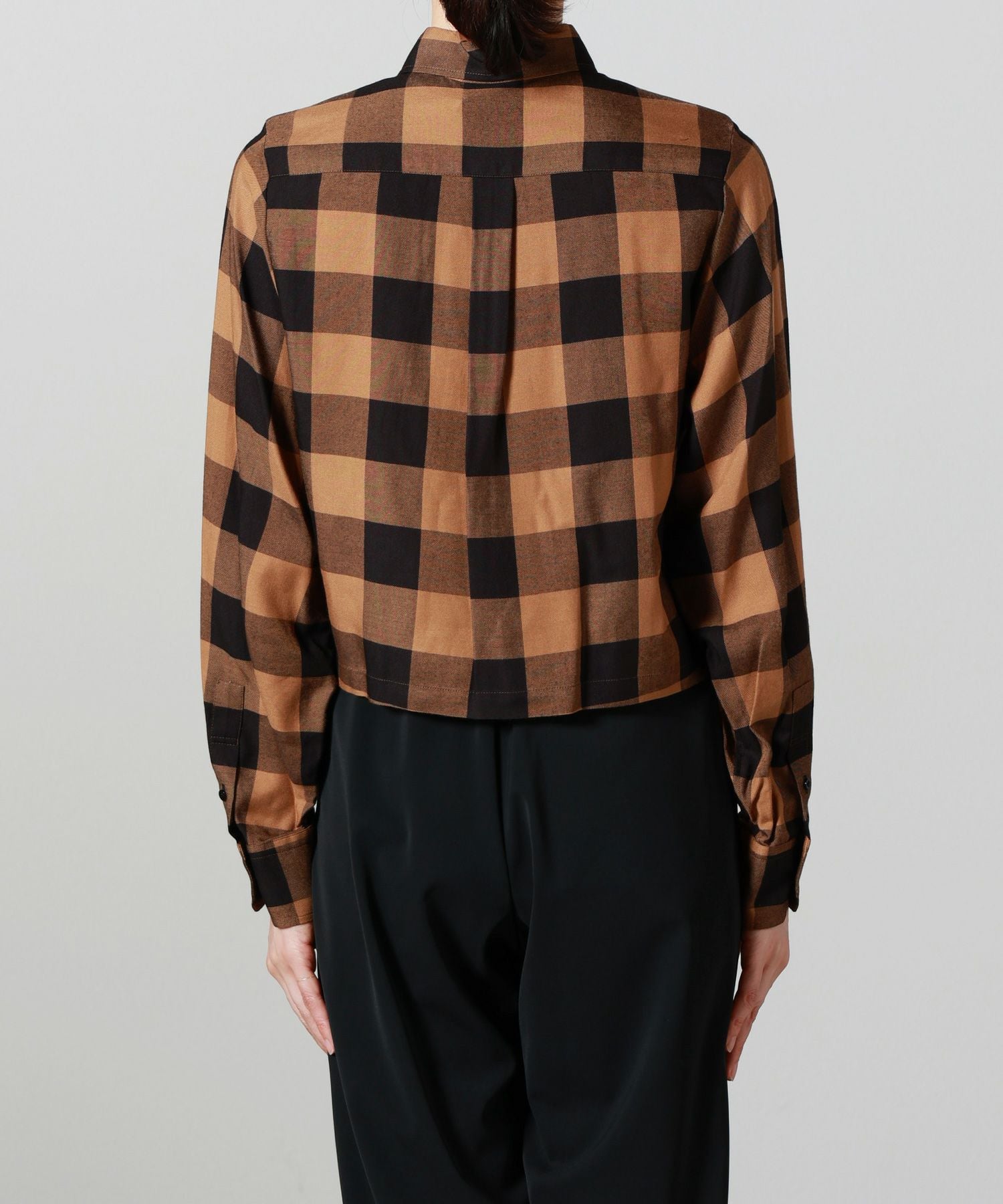HYKE(ハイク)】 RAYON PLAID SHIRT｜PARIGOT ONLINE（パリゴオンライン）