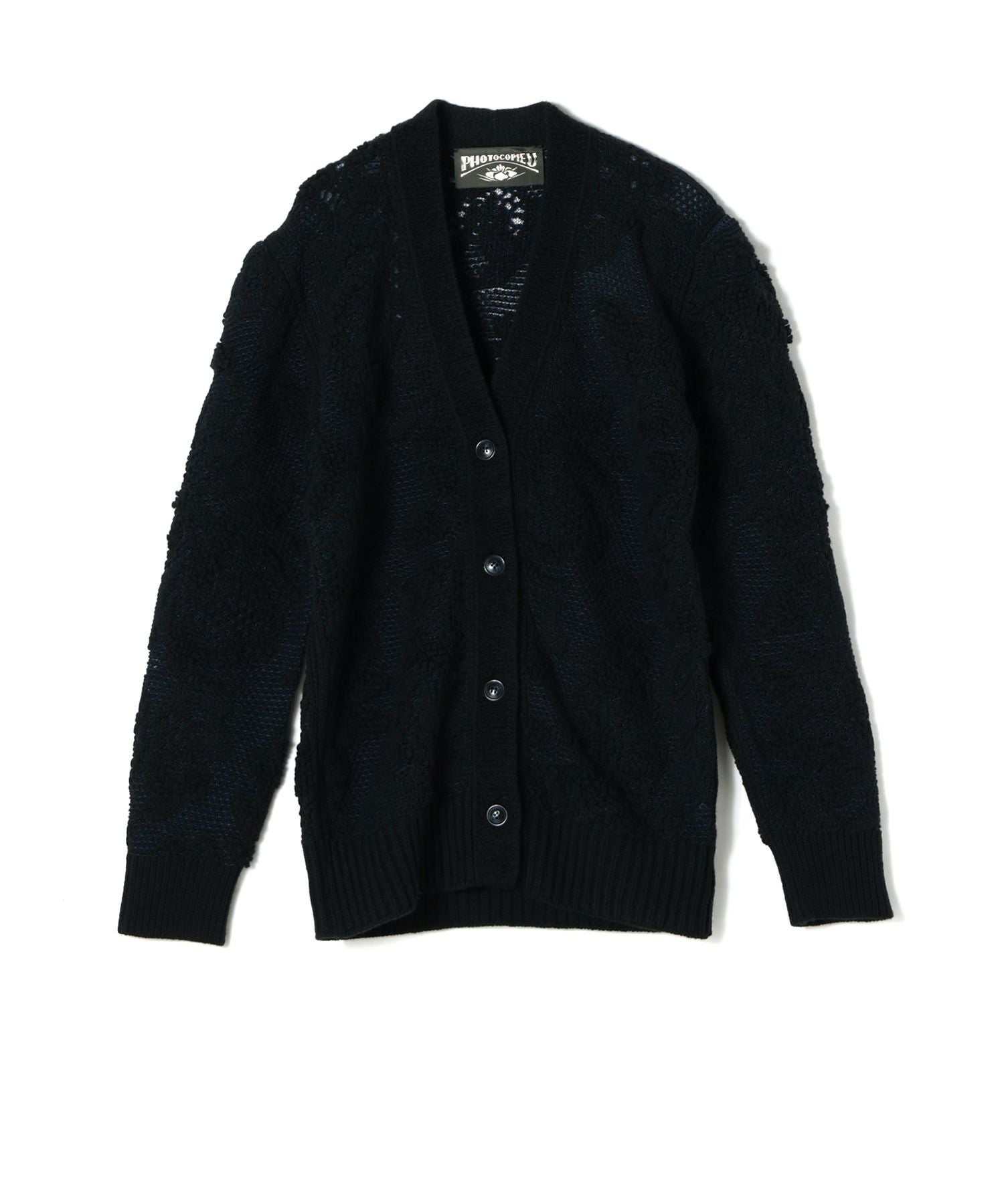 PHOTOCOPIEU(フォトコピュー)】 ORINA PUFF SHOULDER CARDIGAN