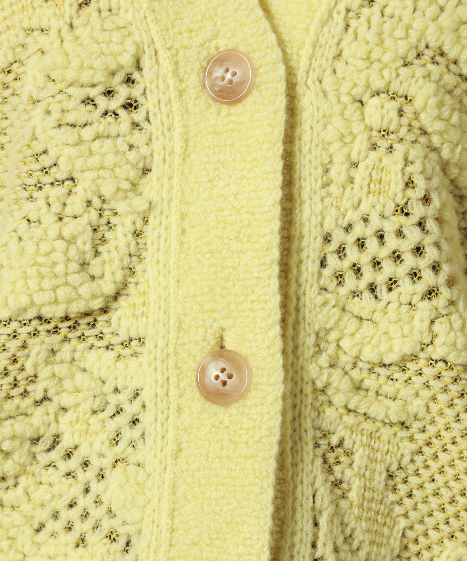 PHOTOCOPIEU(フォトコピュー)】 ORINA PUFF SHOULDER CARDIGAN