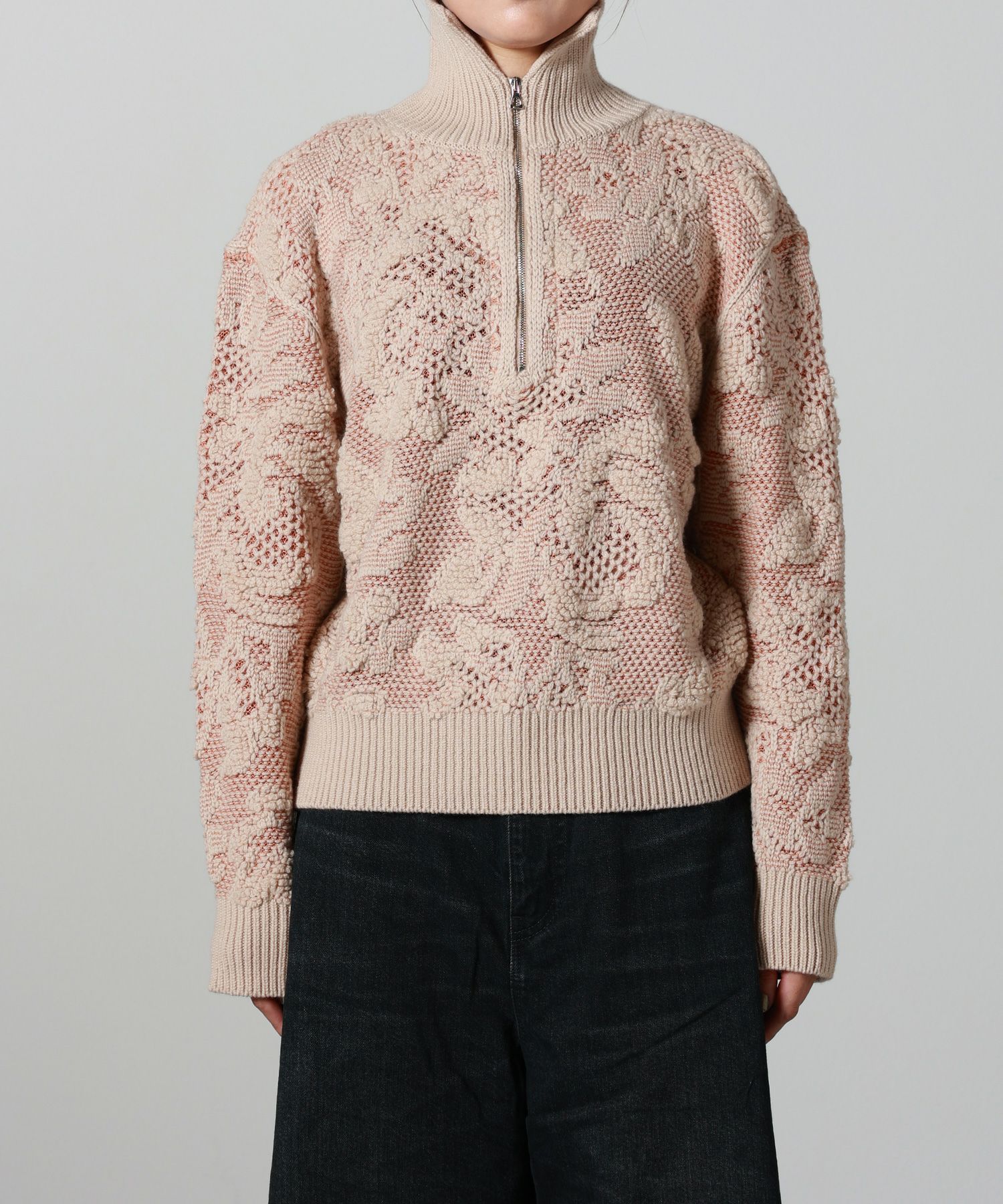 PHOTOCOPIEU(フォトコピュー)】 TATE HALF-ZIP SWEATER｜PARIGOT