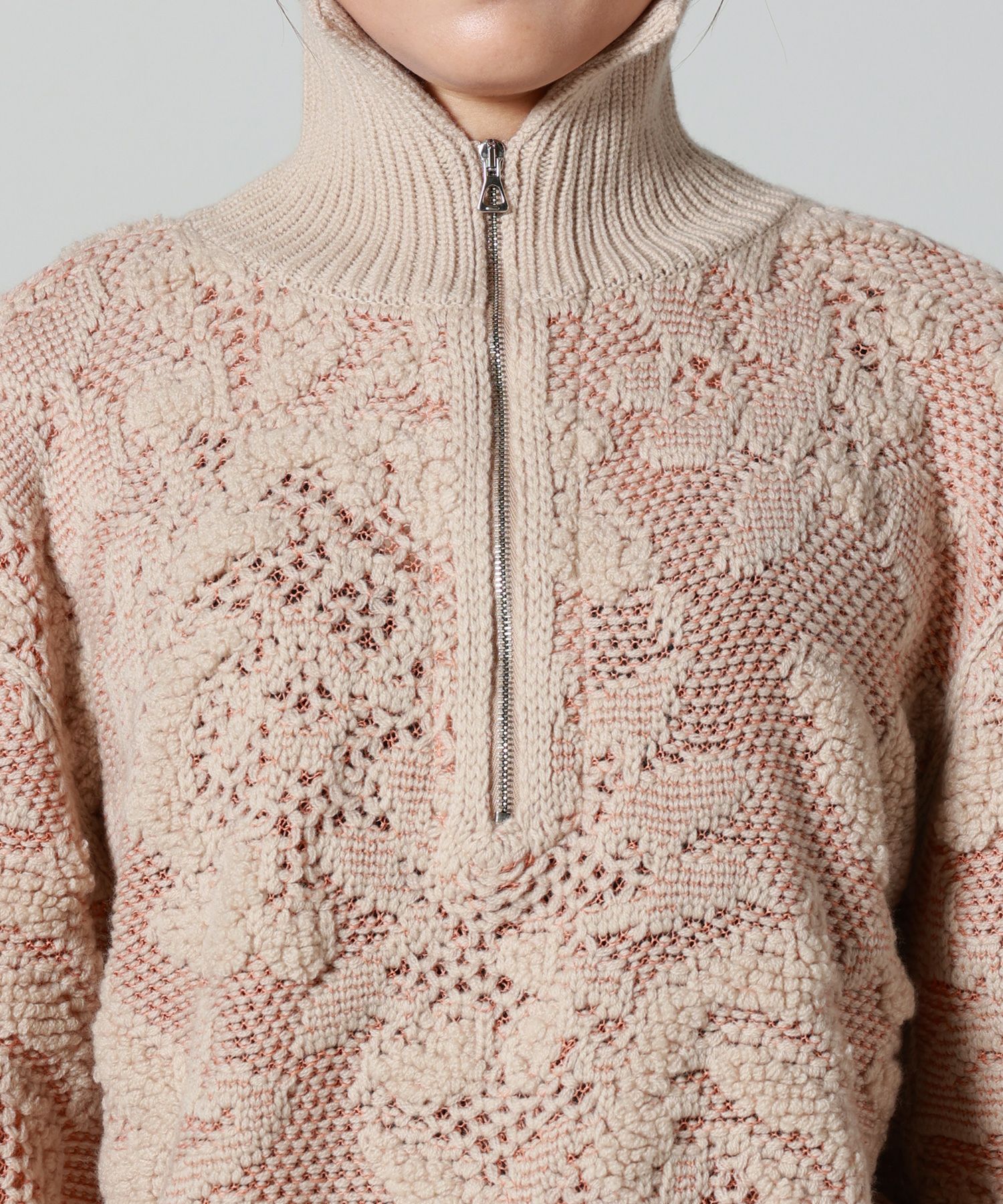 フォトコピュー PHOTOCOPIEU TATE ニット PHOTOCOPIEU(フォトコピュー)】 TATE HALF-ZIP SWEATER｜PARIGOT