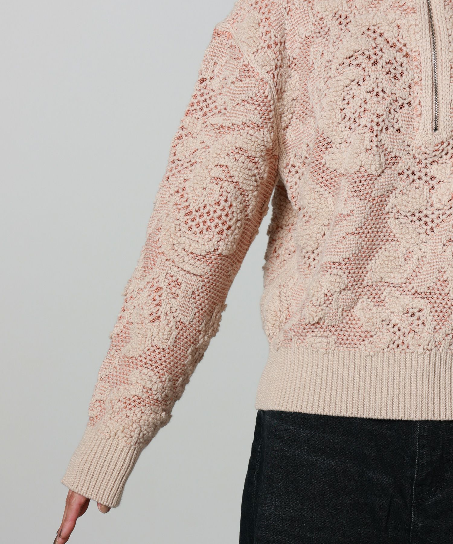 PHOTOCOPIEU(フォトコピュー)】 TATE HALF-ZIP SWEATER｜PARIGOT