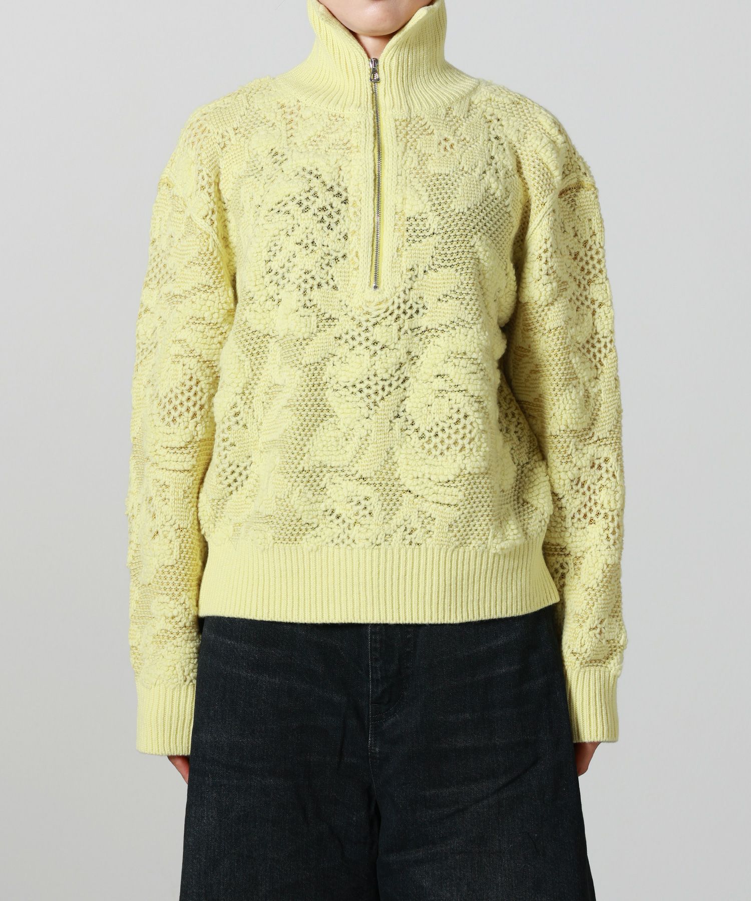 PHOTOCOPIEU(フォトコピュー)】 TATE HALF-ZIP SWEATER｜PARIGOT