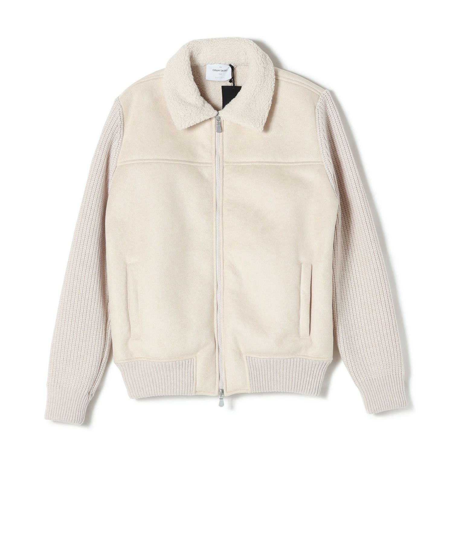 GRAN SASSO グランサッソ エコムートン ウール ニットブルゾン 46 Gran Sasso(グランサッソ)】 エコムートンジャケット｜PARIGOT ONLINE