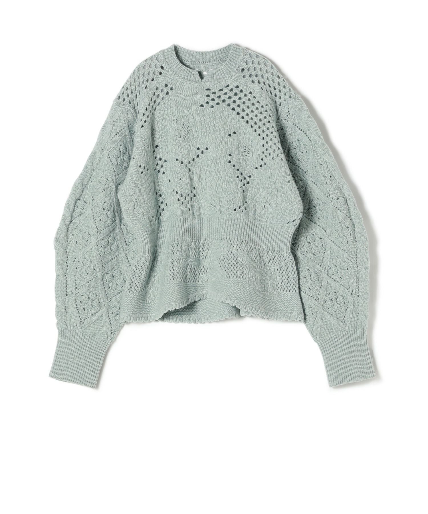 Mame Kurogouchi(マメ クロゴウチ)】 Multi Pattern Low Gauge Knitted