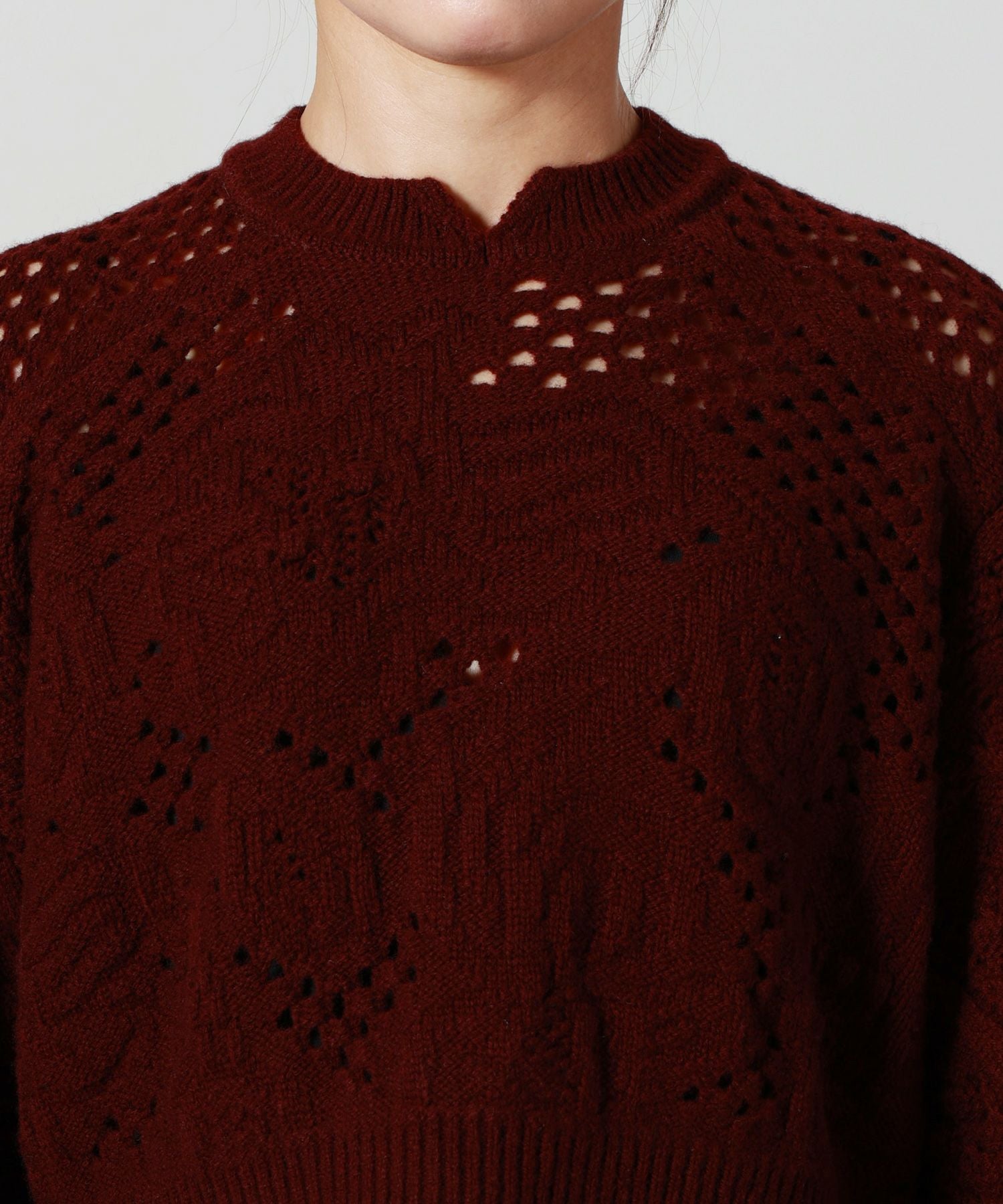 Mame Kurogouchi(マメ クロゴウチ)】 Multi Pattern Low Gauge Knitted