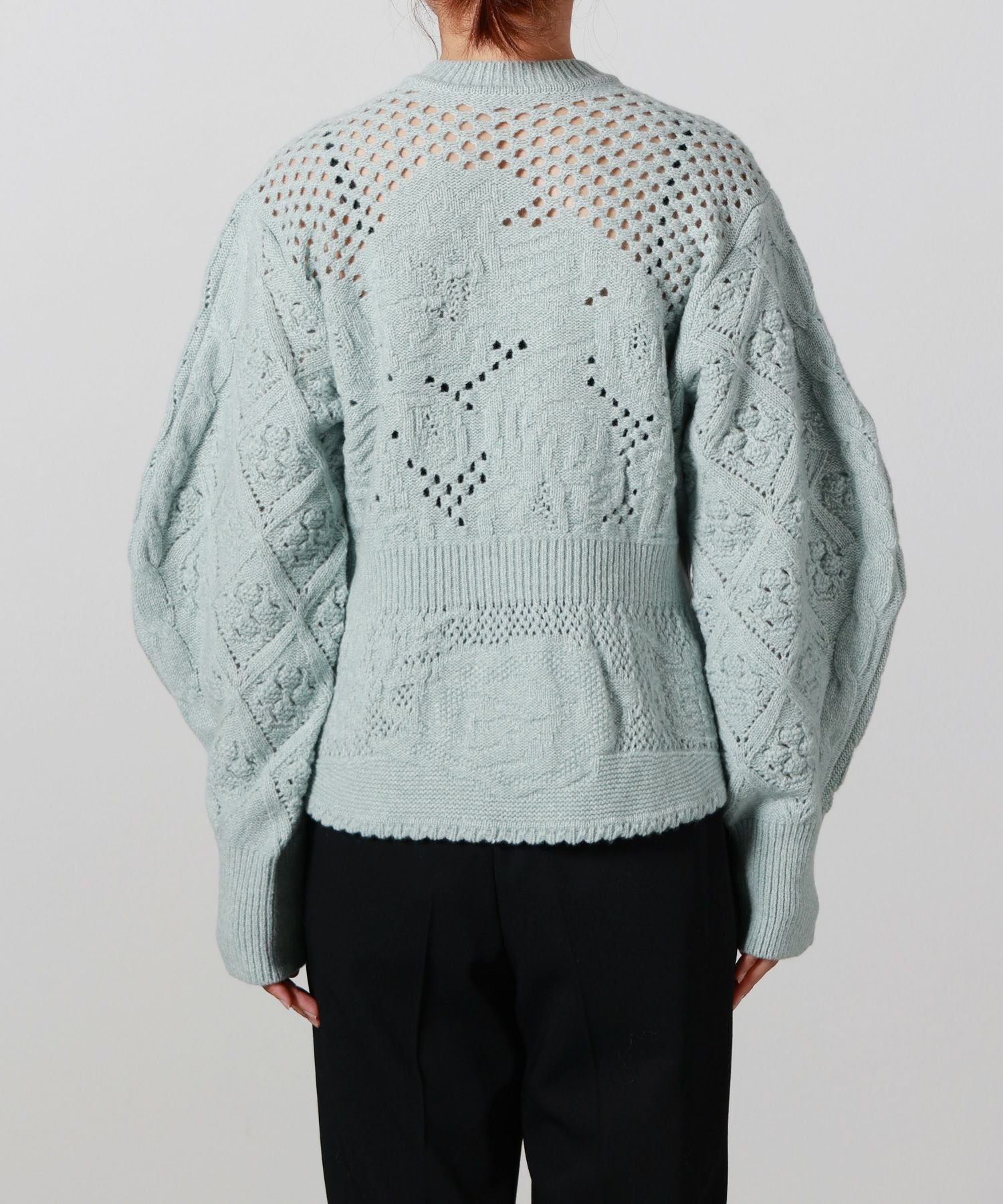 Mame Kurogouchi(マメ クロゴウチ)】 Multi Pattern Low Gauge Knitted