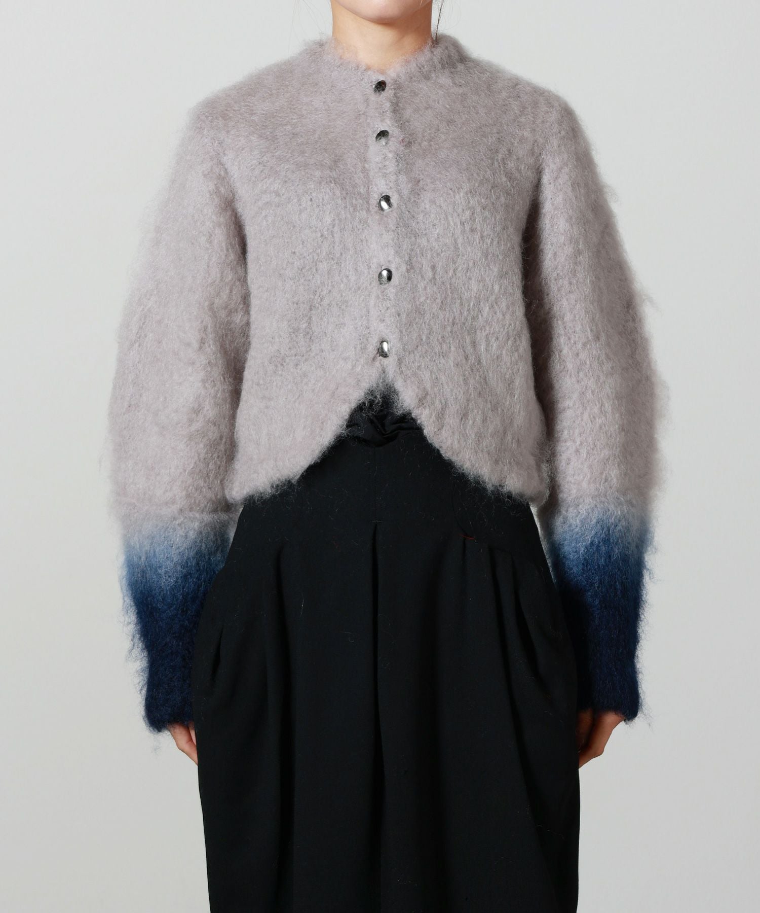Mame Kurogouchi(マメ クロゴウチ)】 Fur Knitted Cardigan｜PARIGOT