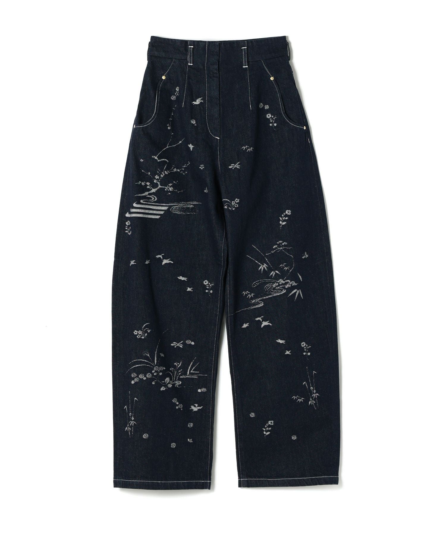 Mame Kurogouchi(マメ クロゴウチ)】 Nature Pattern Jacquard Wide