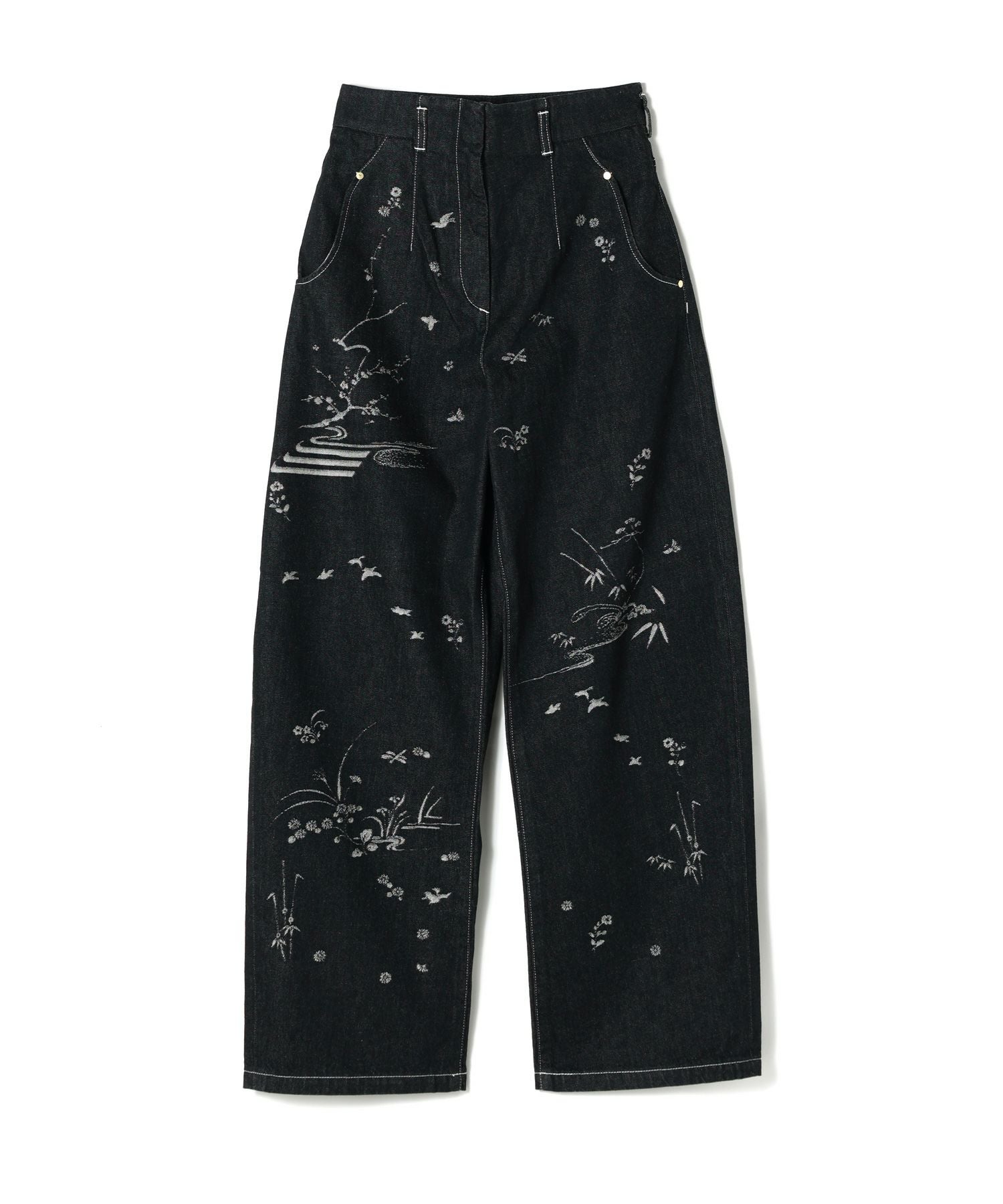 Mame Kurogouchi(マメ クロゴウチ)】 Nature Pattern Jacquard Wide