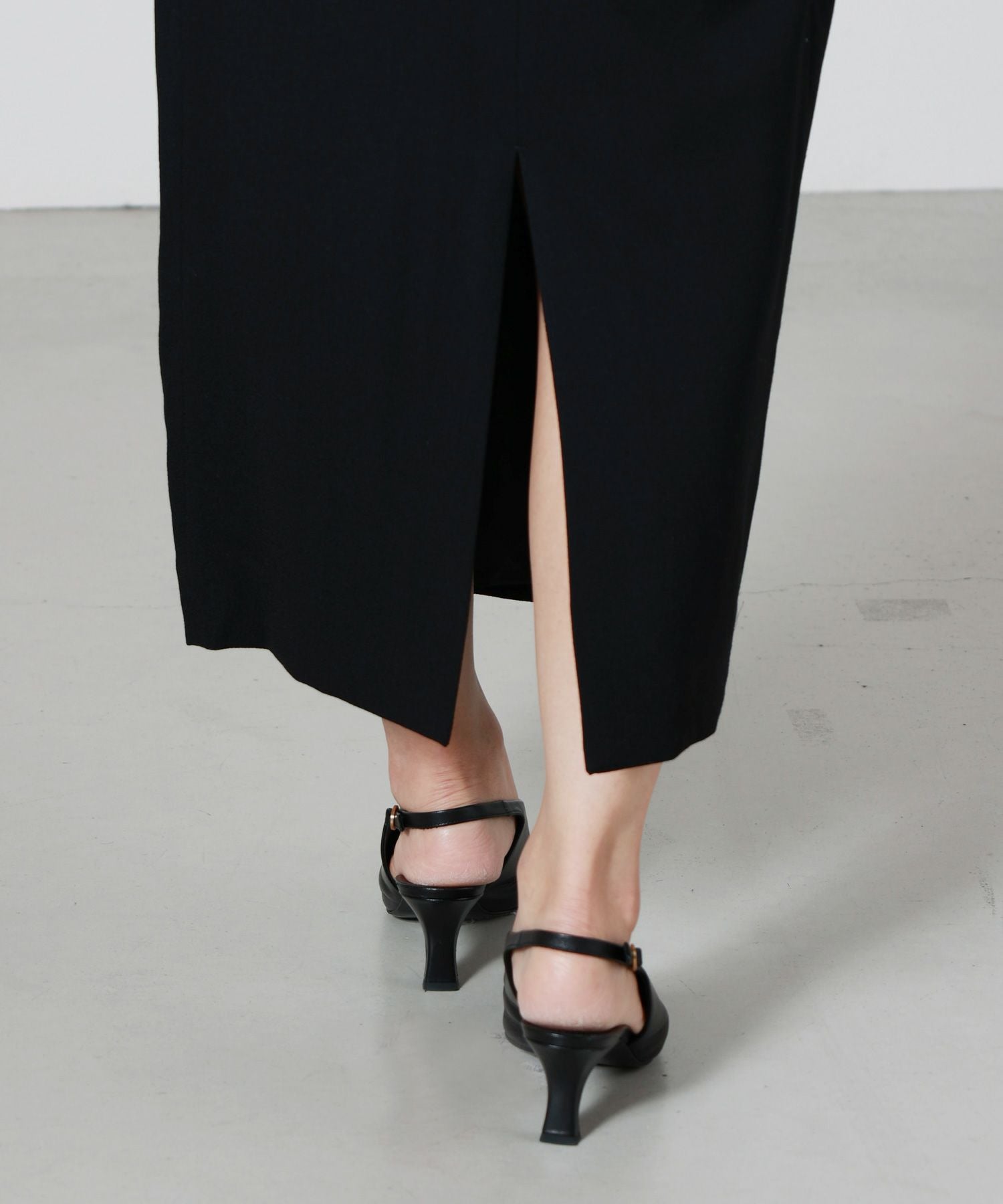 Mame Kurogouchi(マメ クロゴウチ)】 Wool Georgette High Waisted