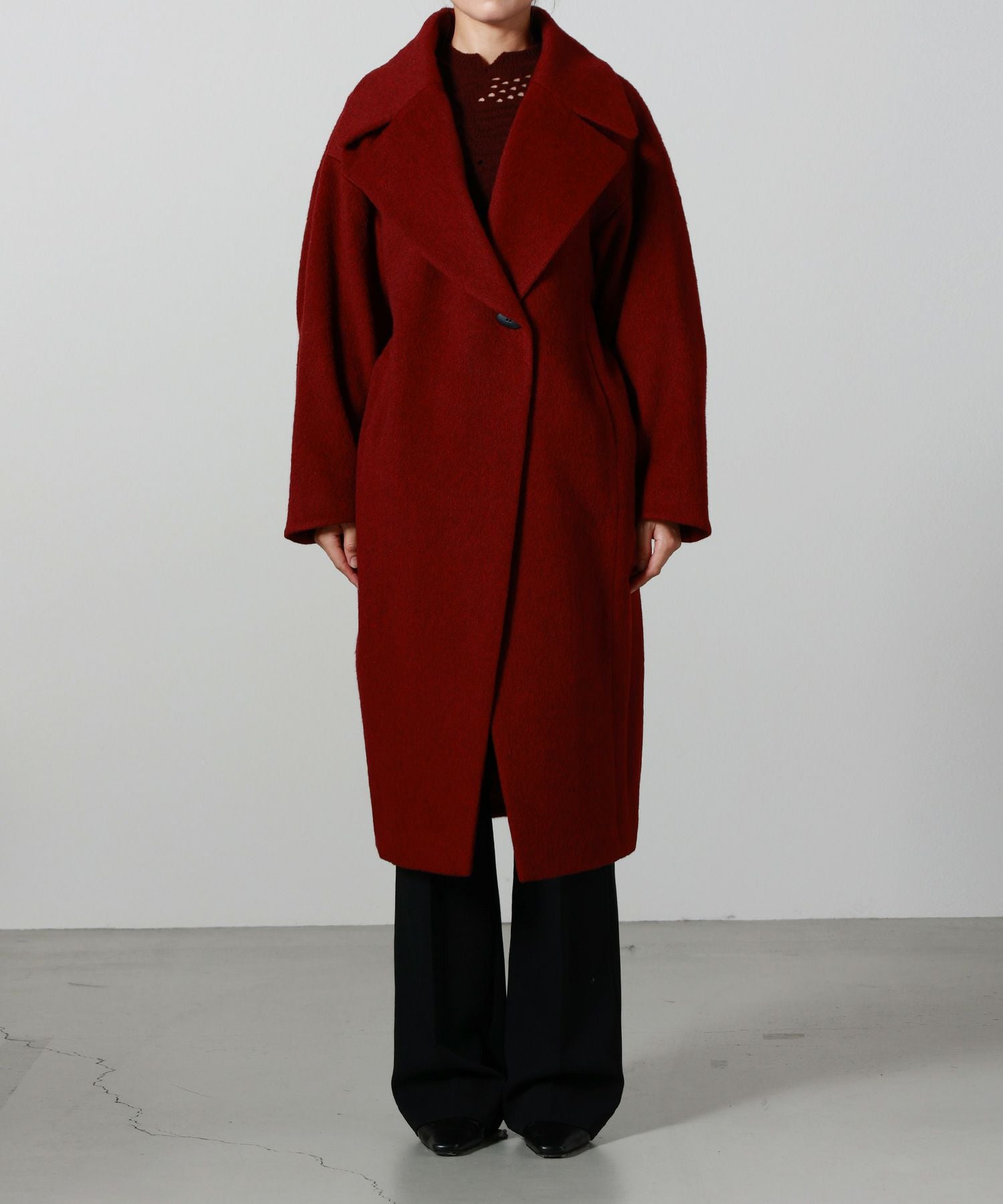 Mame Kurogouchi(マメ クロゴウチ)】 Wool Arupaka Long Cort｜PARIGOT