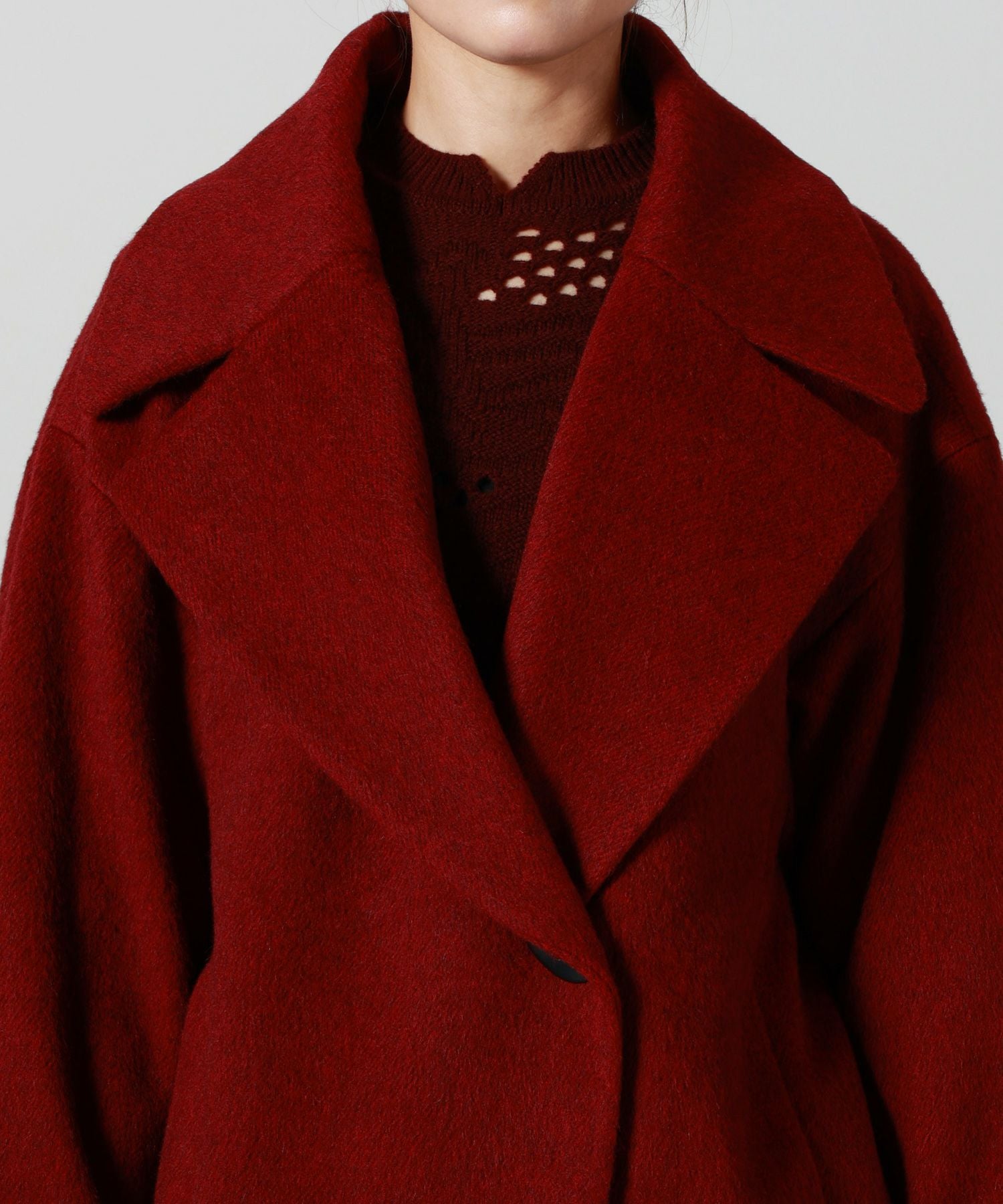 Mame Kurogouchi(マメ クロゴウチ)】 Wool Arupaka Long Cort｜PARIGOT