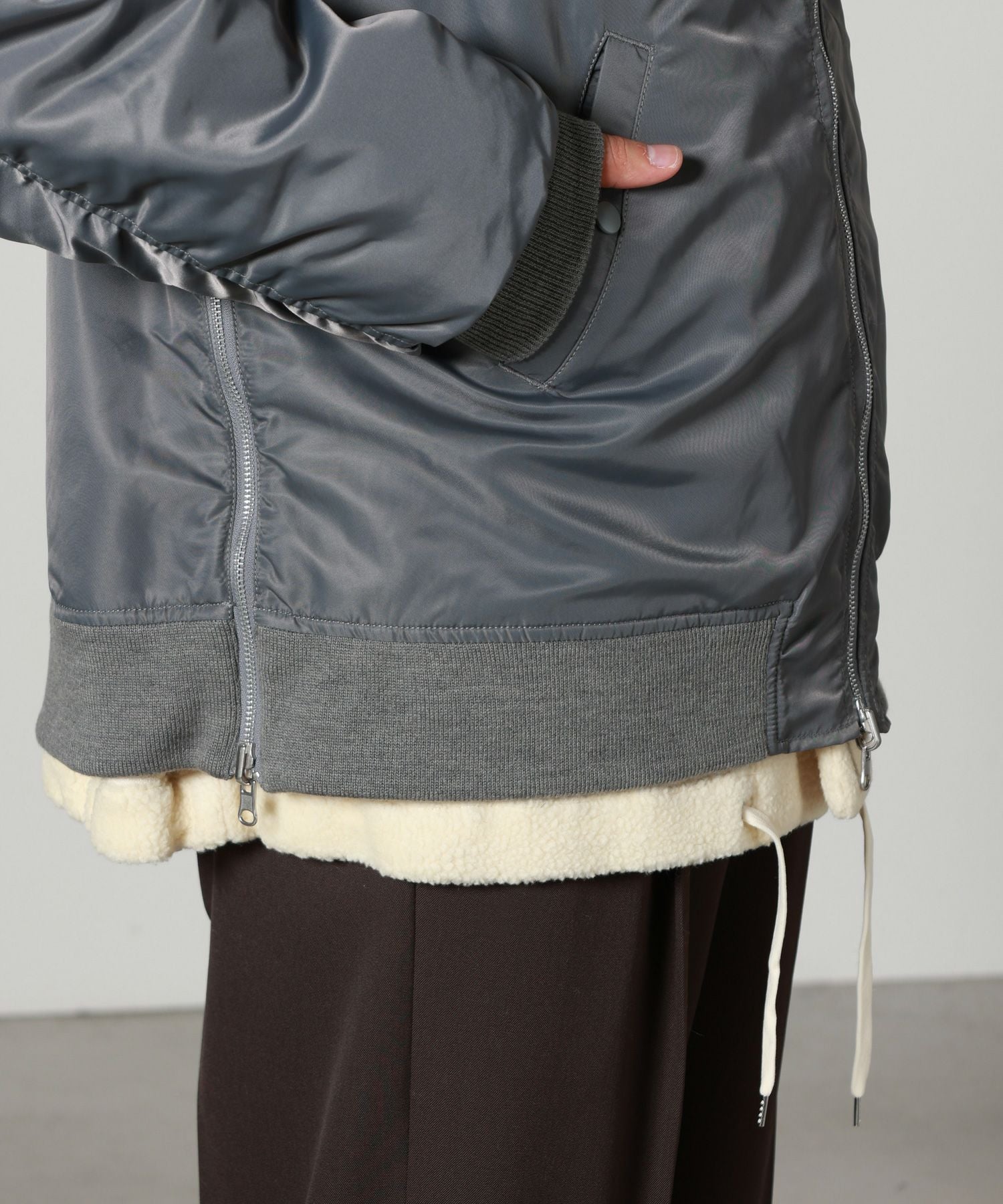 08sircus(08サーカス)】 MA-1 reversible×Boa｜PARIGOT ONLINE（パリゴ