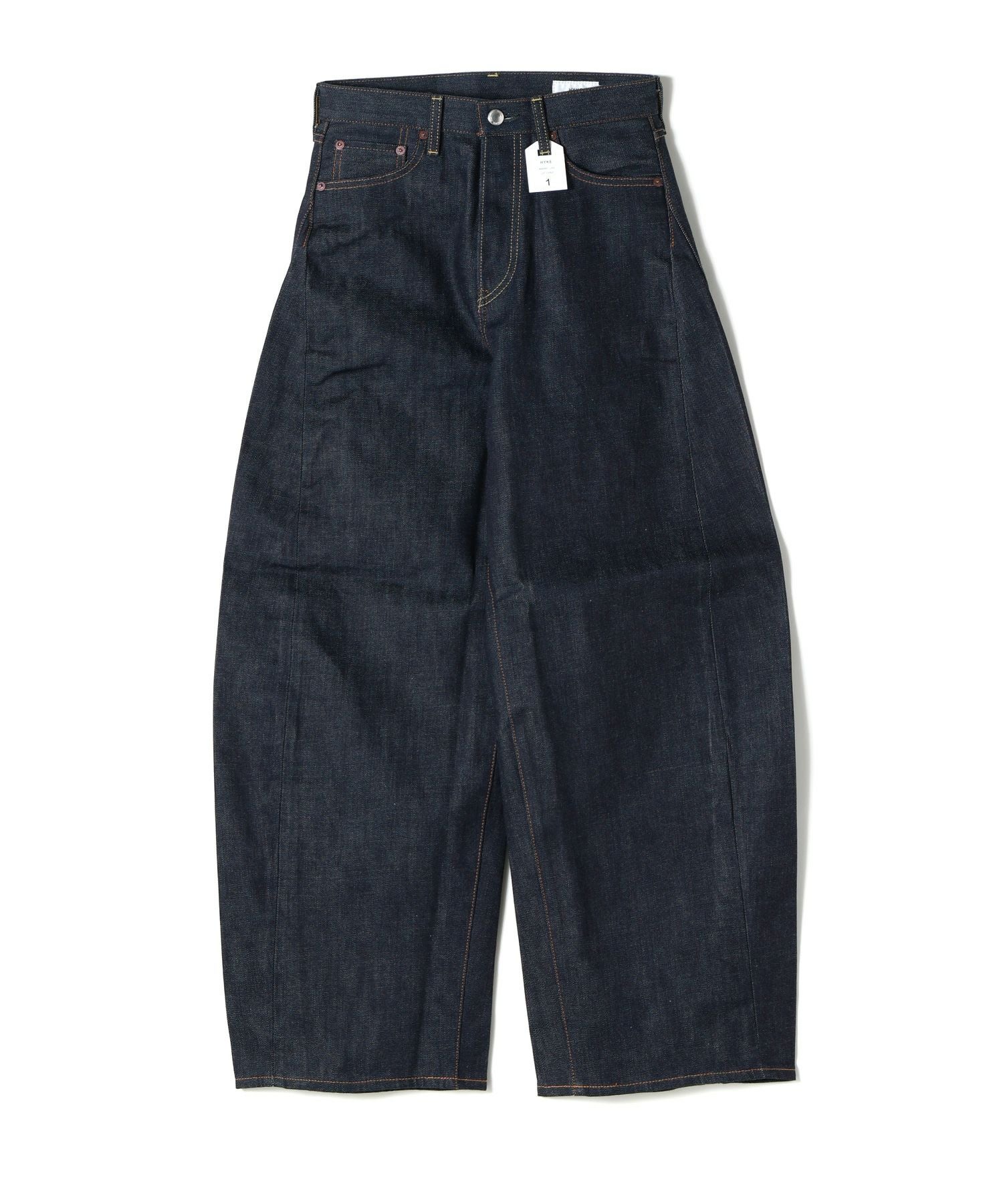 HYKE(ハイク)】 ≪GENDERLESS≫DENIM BARREL-LEG JEANS｜PARIGOT