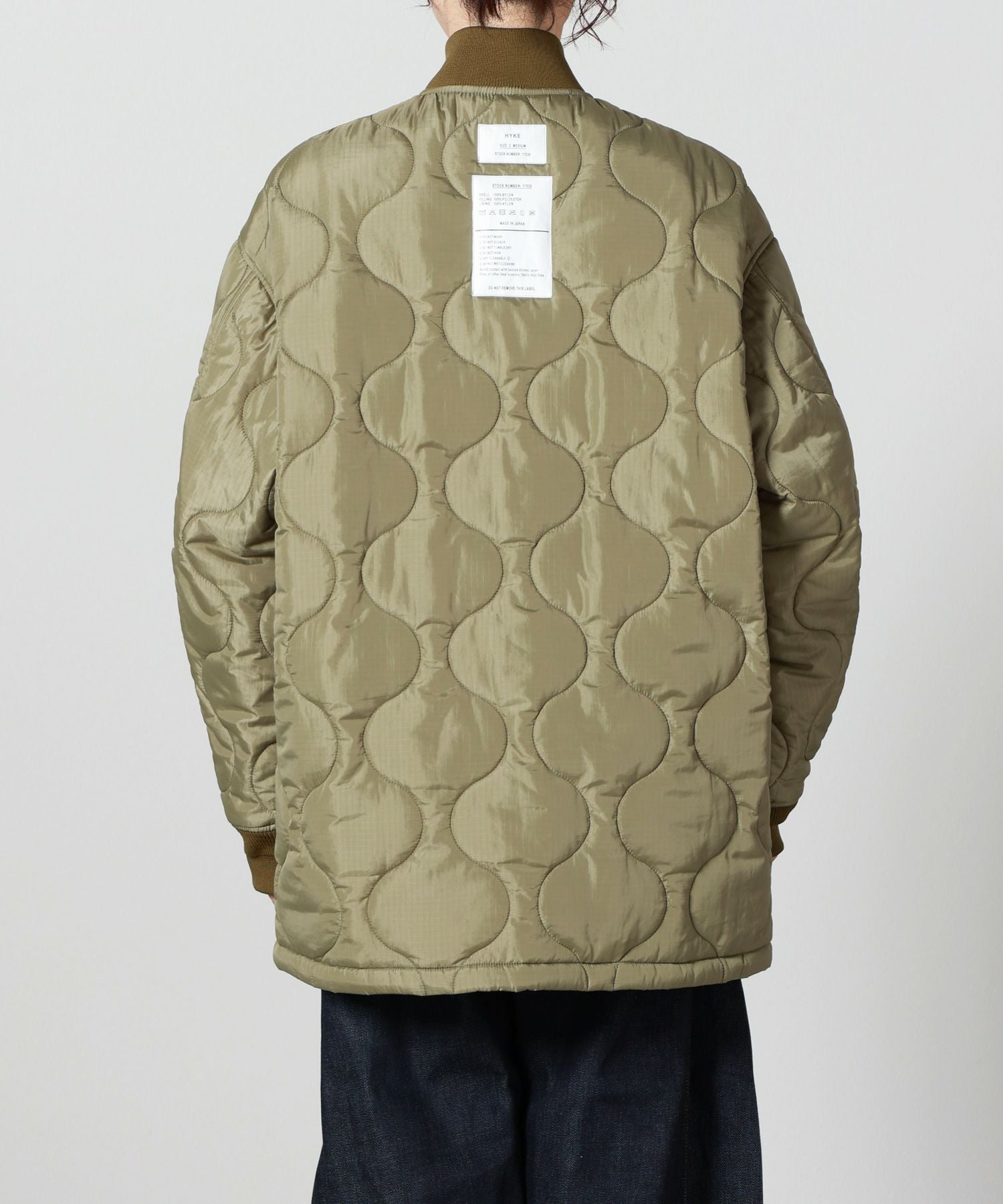 HYKE(ハイク)】 ≪GENDERLESS≫QUILTED LINER TYPE CWU-9/P JACKET