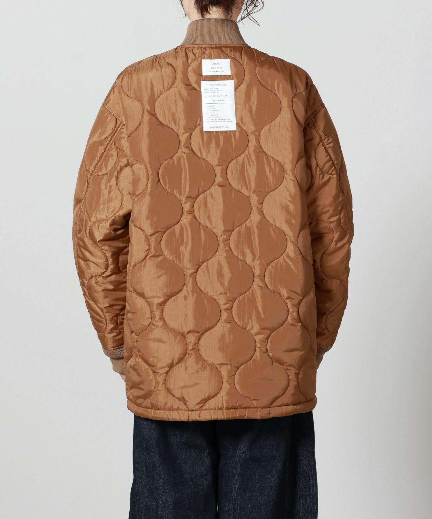 ＜HYKE＞キルト CWU ジャケット HYKE(ハイク)】 ≪GENDERLESS≫QUILTED LINER TYPE CWU-9/P JACKET