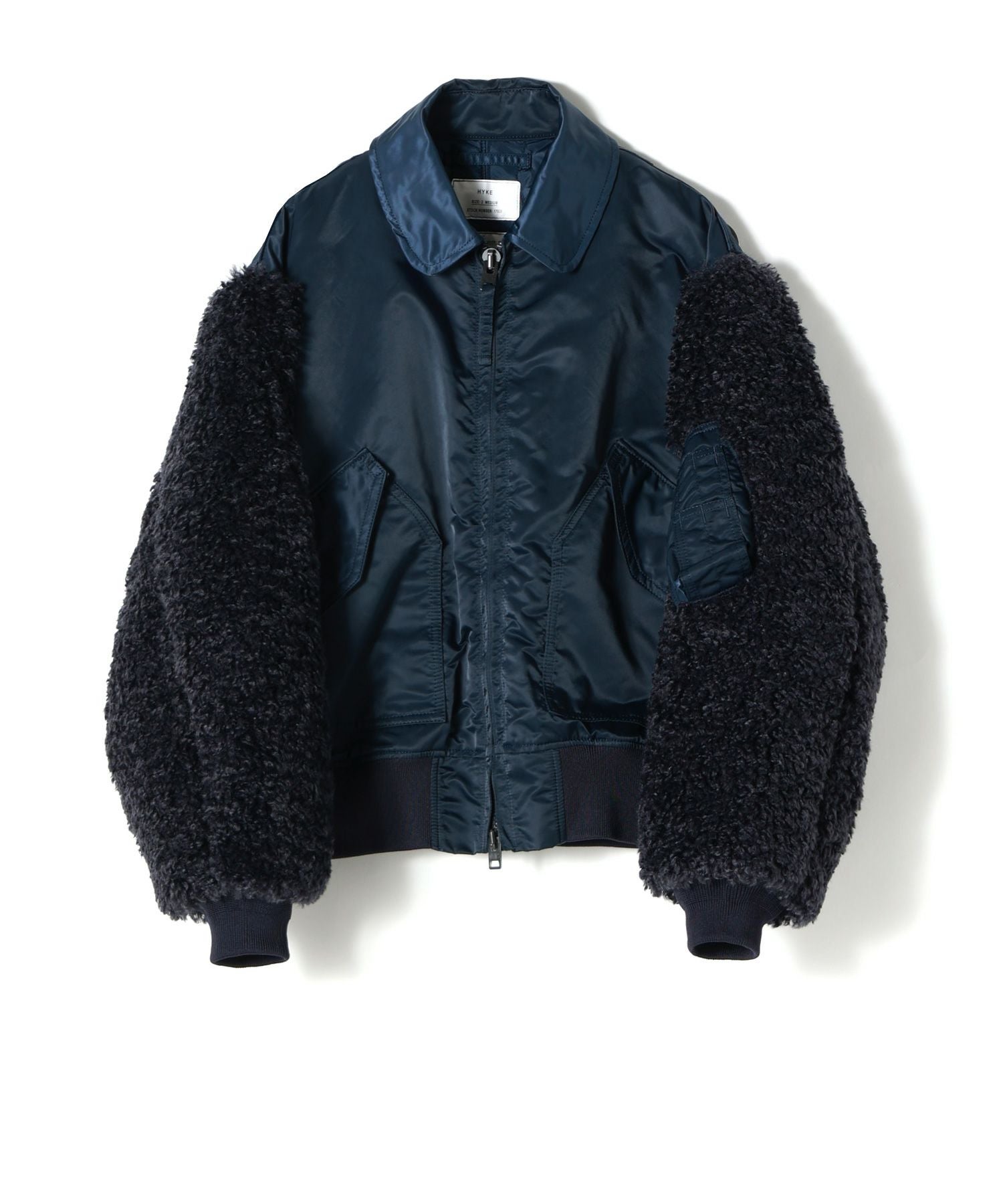 HYKE(ハイク)】 FAUX SHEARLING TYPE CWU-45/P JACKET｜PARIGOT ONLINE