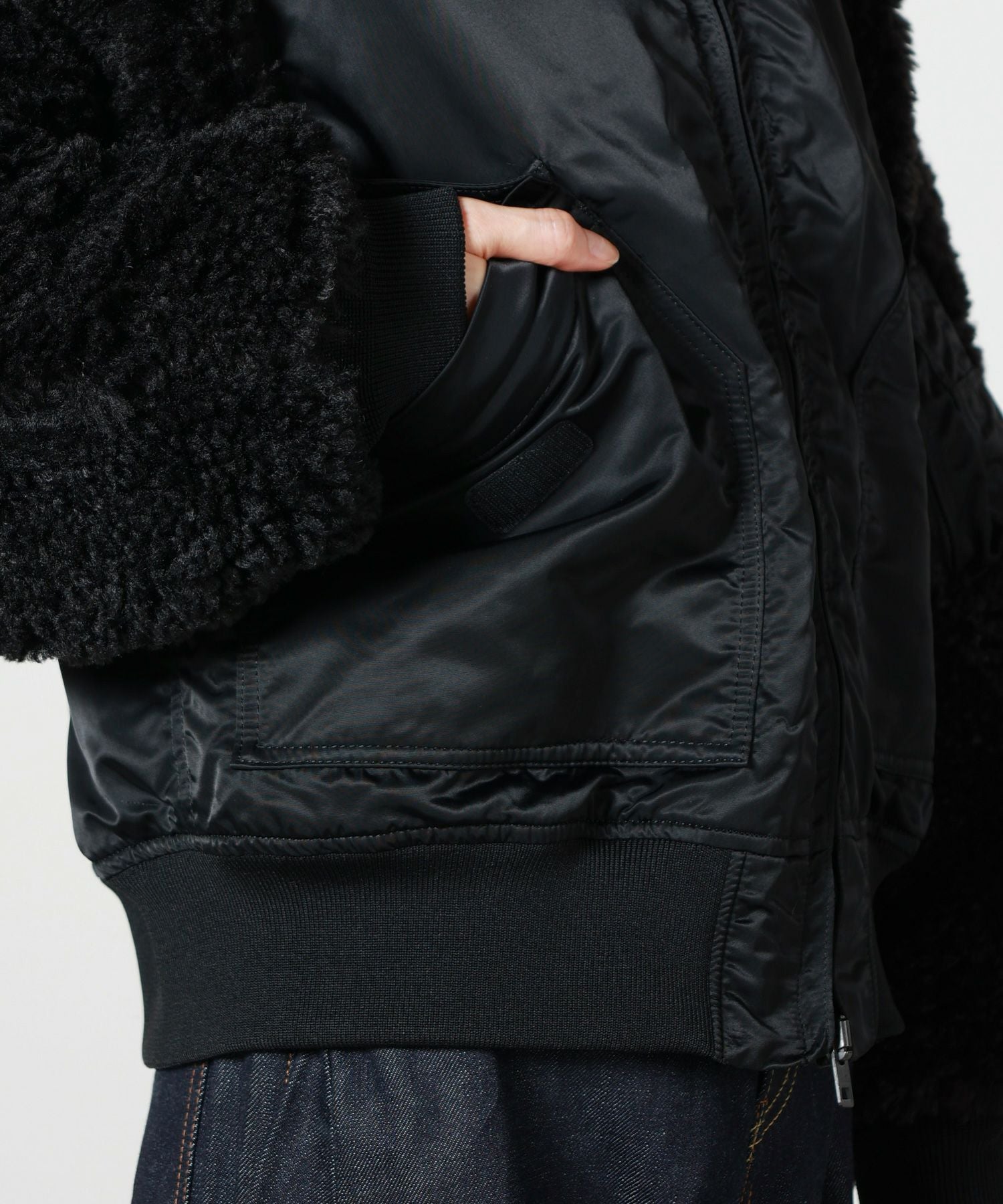 HYKE(ハイク)】 FAUX SHEARLING TYPE CWU-45/P JACKET｜PARIGOT ONLINE