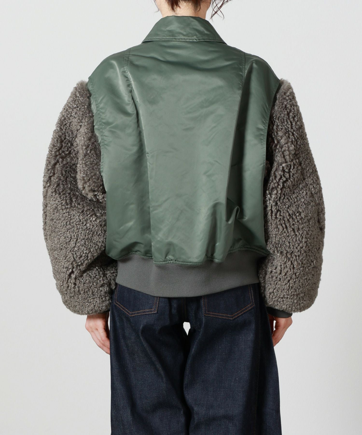 HYKE(ハイク)】 FAUX SHEARLING TYPE CWU-45/P JACKET｜PARIGOT ONLINE