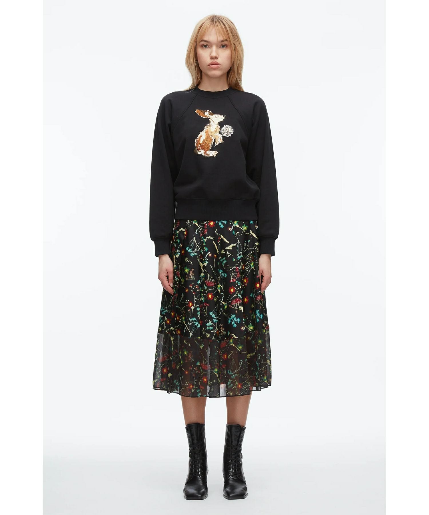 3.1 Phillip Lim(スリーワン フィリップリム)】 Rabbit Embroidery